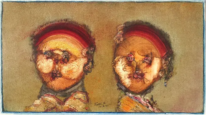 Erwin Trum - Papier - 55x32 cm Erwin Trum - Papier - 55x32 cm