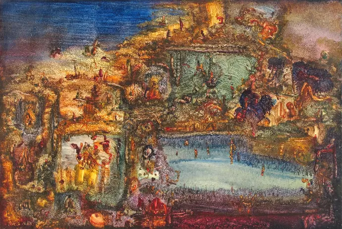 Erwin Trum - Bois - 105x70 cm Erwin Trum - Bois - 105x70 cm