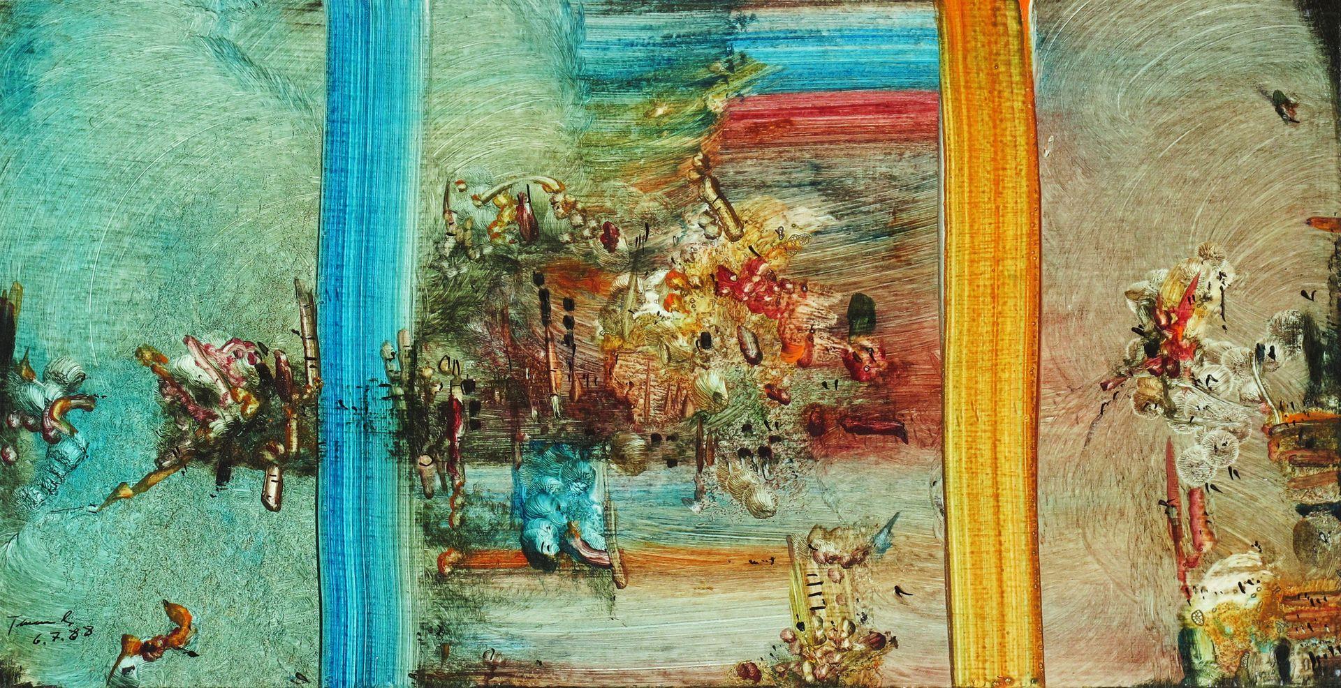 Erwin Trum - Bois - 46x24 cm Erwin Trum - Bois - 46x24 cm