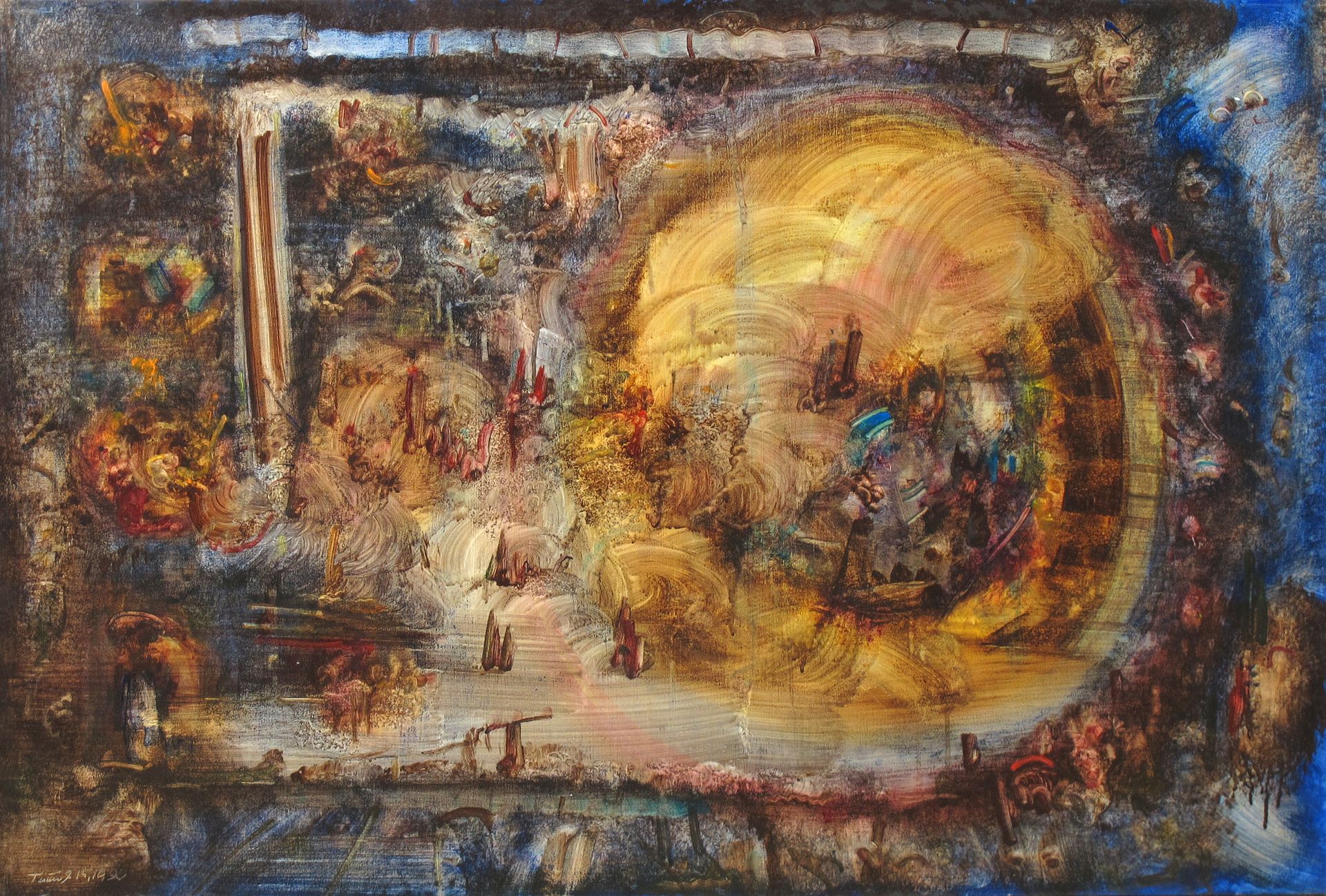 Erwin Trum - 15/10/1990 - Toile - 120x80 cm Erwin Trum - 15/10/1990 - Toile - 120x80 cm