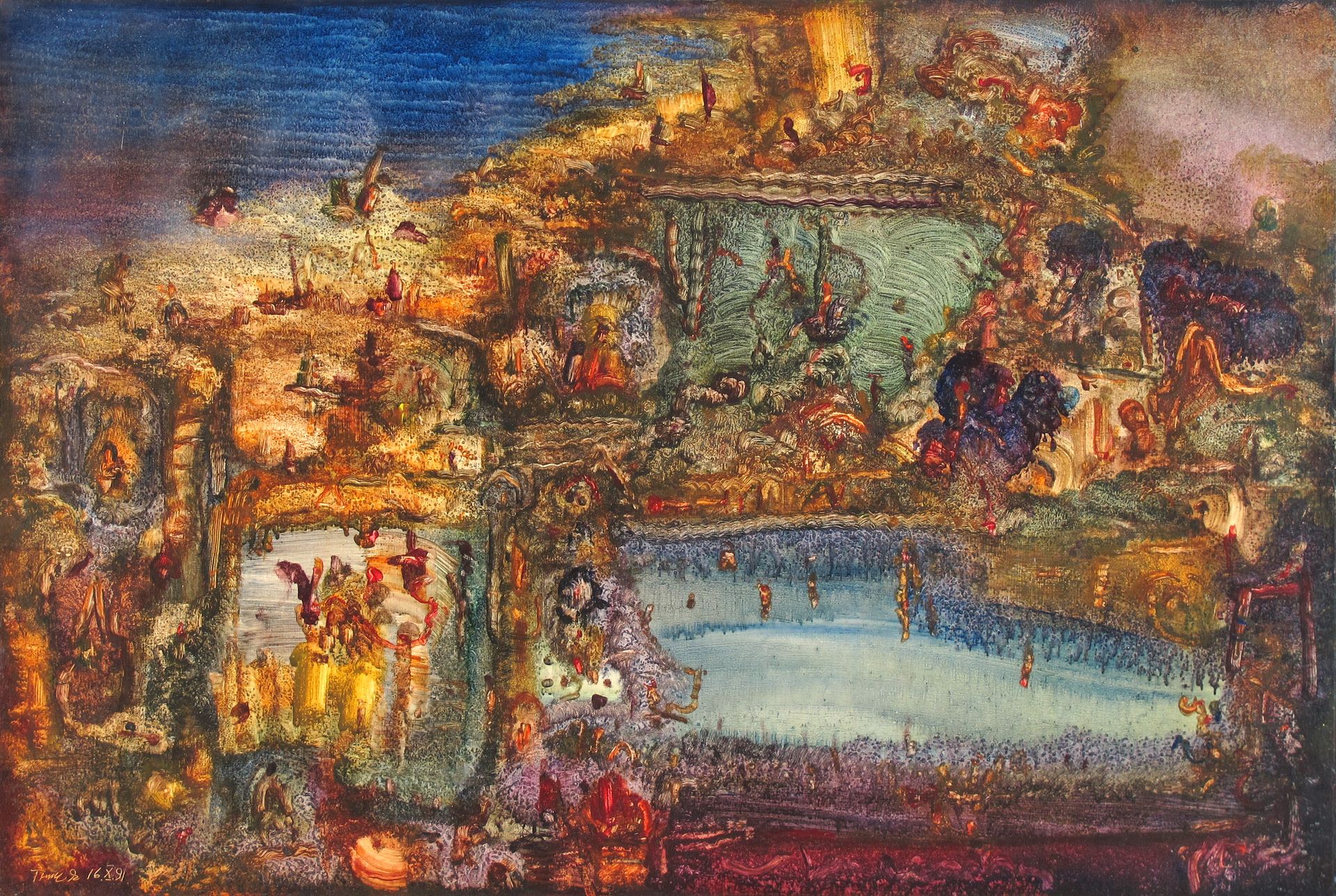 Erwin Trum - 16/10/1991 - Bois - 105x70 cm Erwin Trum - 16/10/1991 - Bois - 105x70 cm