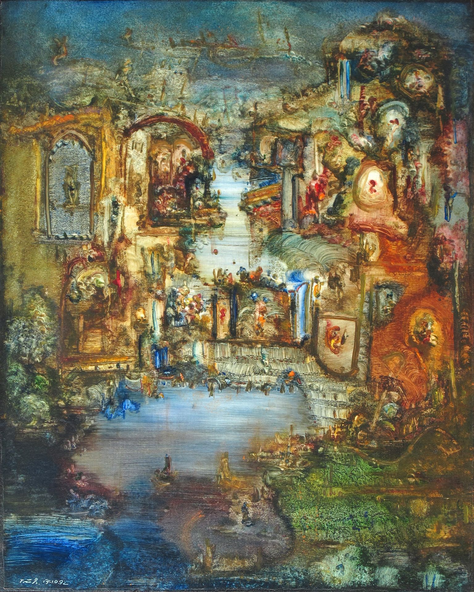 Erwin Trum - 19/10/1992 - Toile - 73x92 cm Erwin Trum - 19/10/1992 - Toile - 73x92 cm