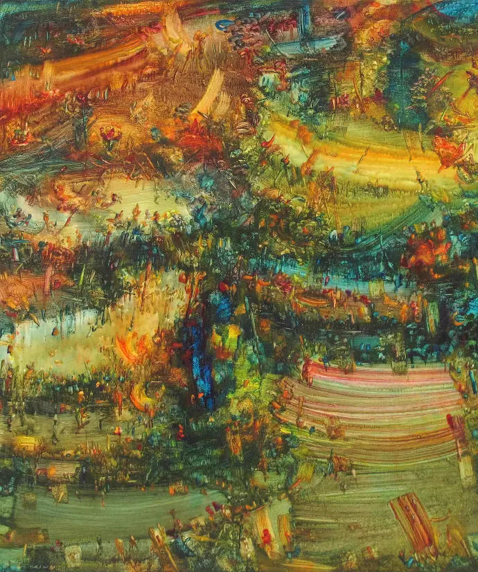 Erwin Trum - 12/05/1987 - Toile - 120x140cm Erwin Trum - 12/05/1987 - Toile - 120x140cm