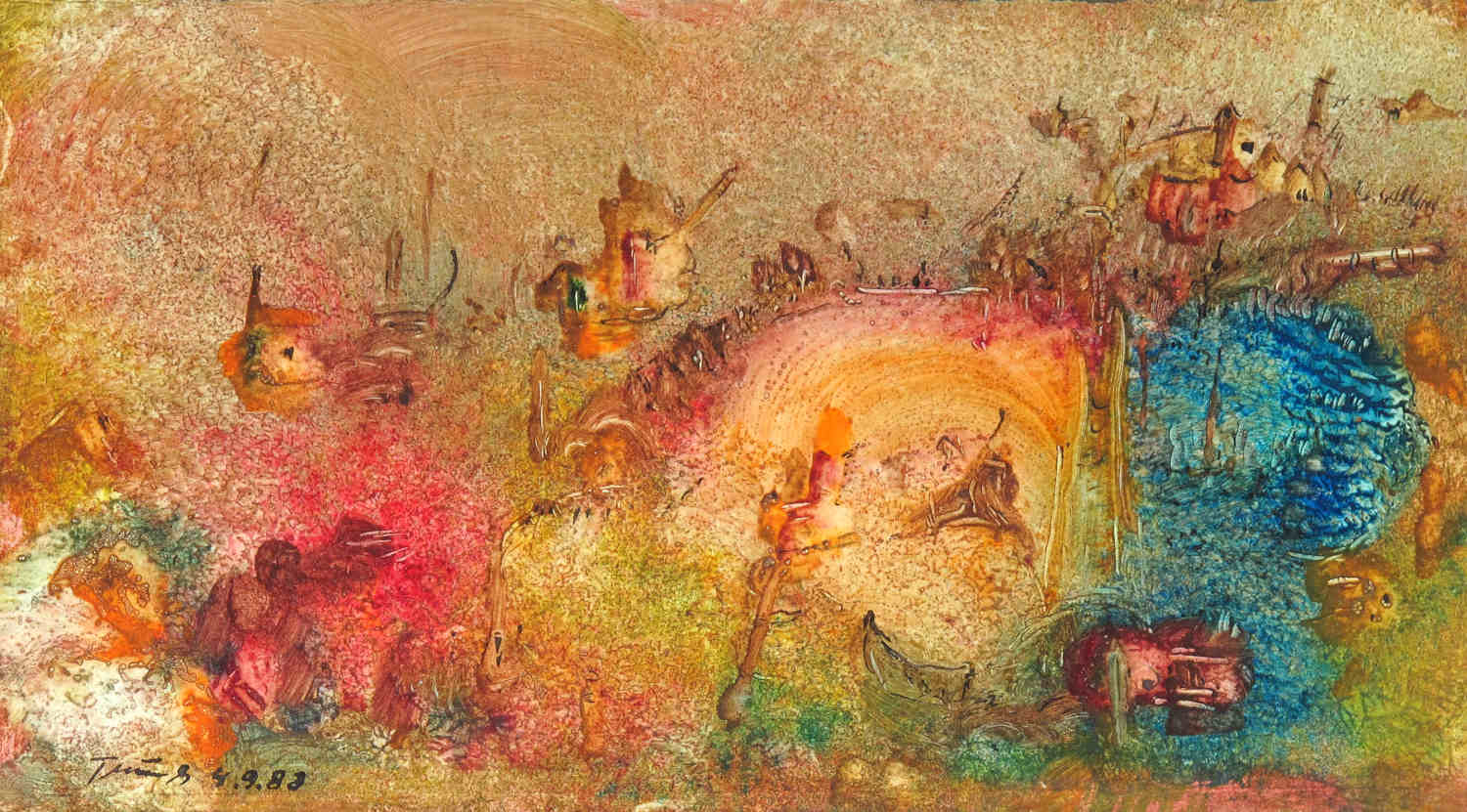 Erwin Trum - 04/09/1988 - Papier - 28x15 cm
