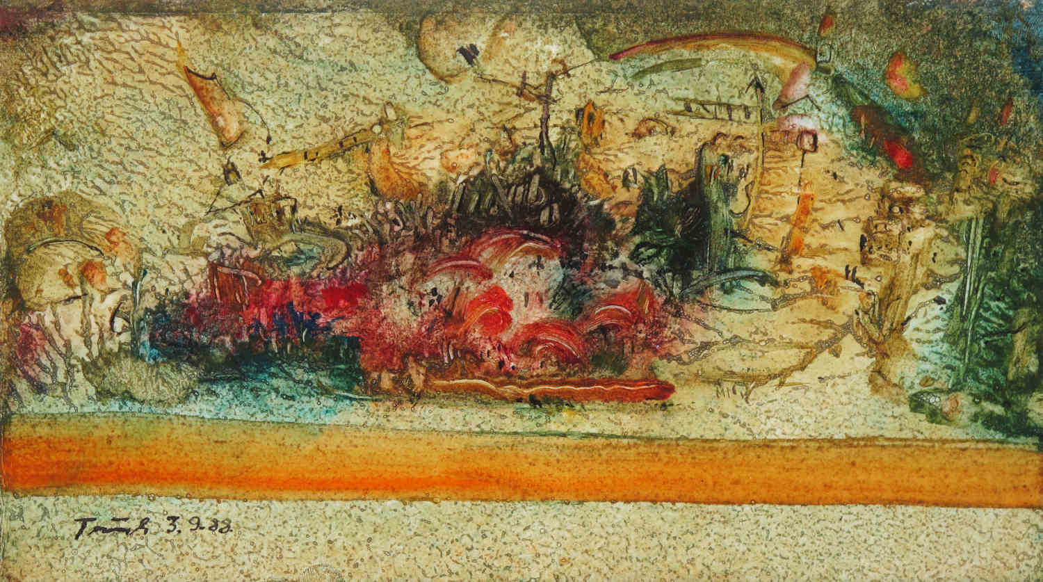 Erwin Trum - 03/09/1988 - Papier - 28x16 cm