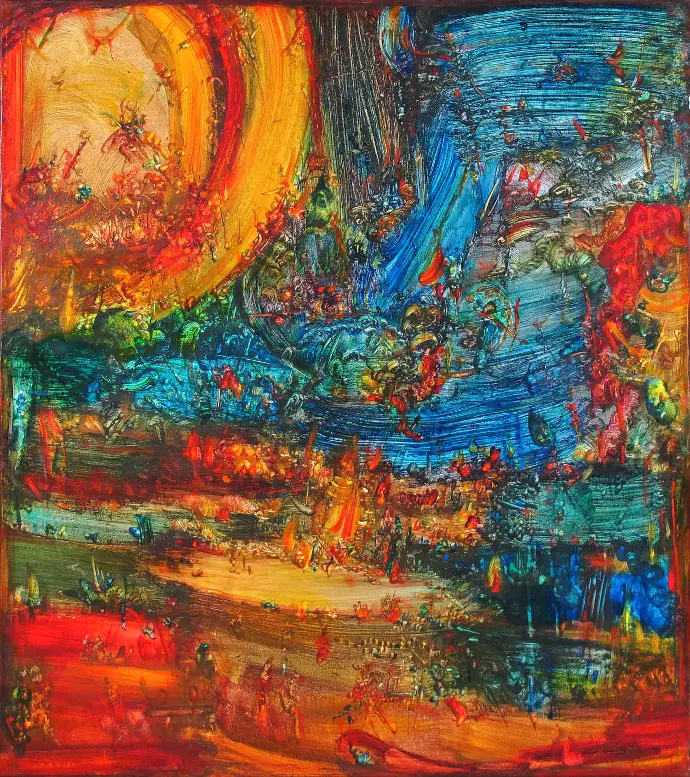 Erwin Trum - 04/01/1986 - Toile - 120x135 cm