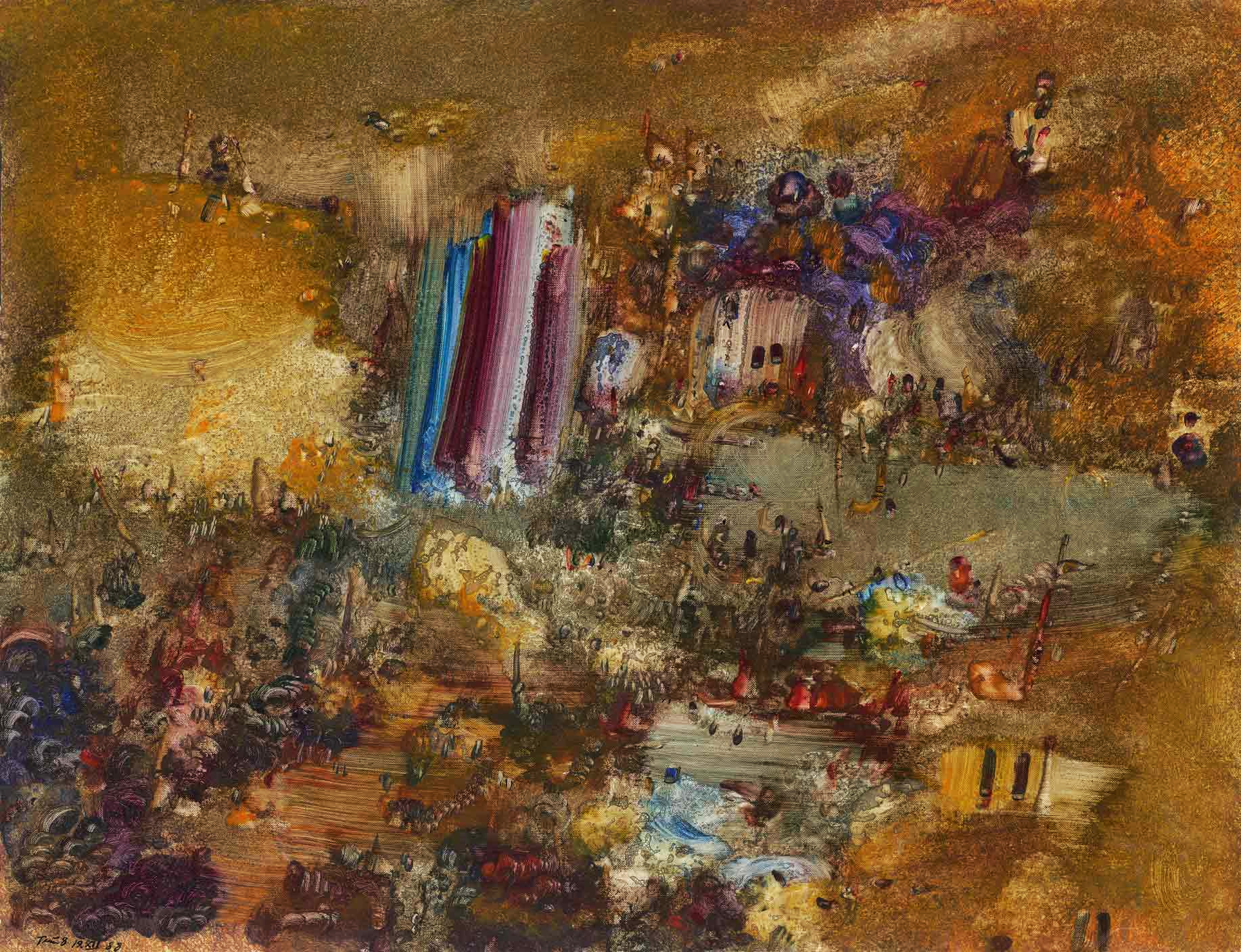 Erwin Trum - 19/12/1988 - Paoier - 65x50 cm-