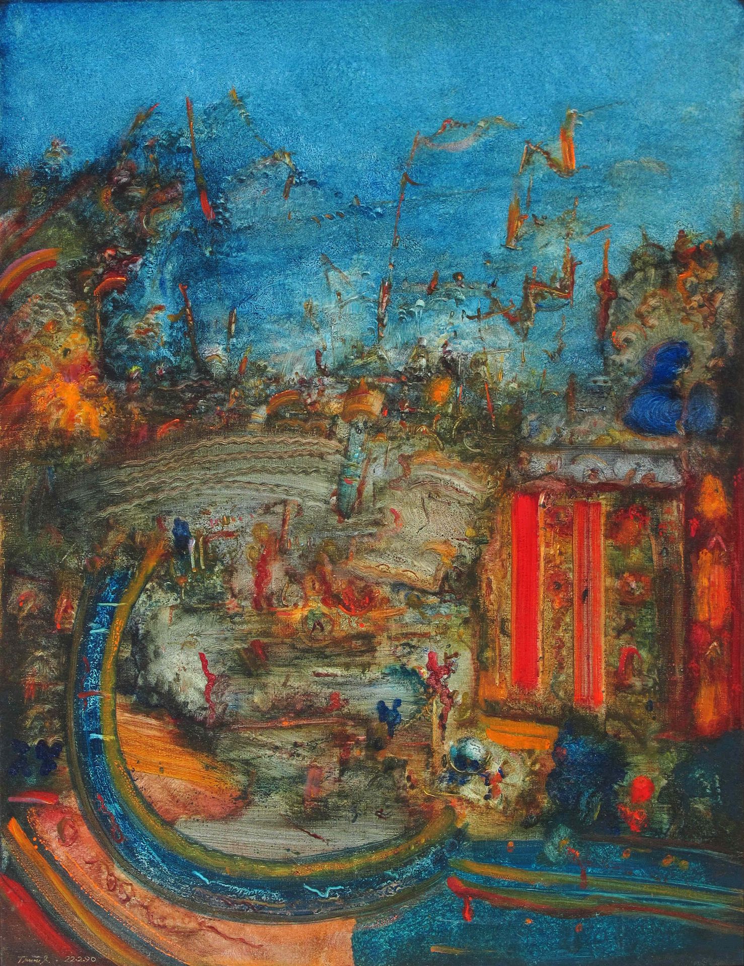 Erwin Trum - 22/02/1990 - Toile - 116x89 cm Erwin-Trum
