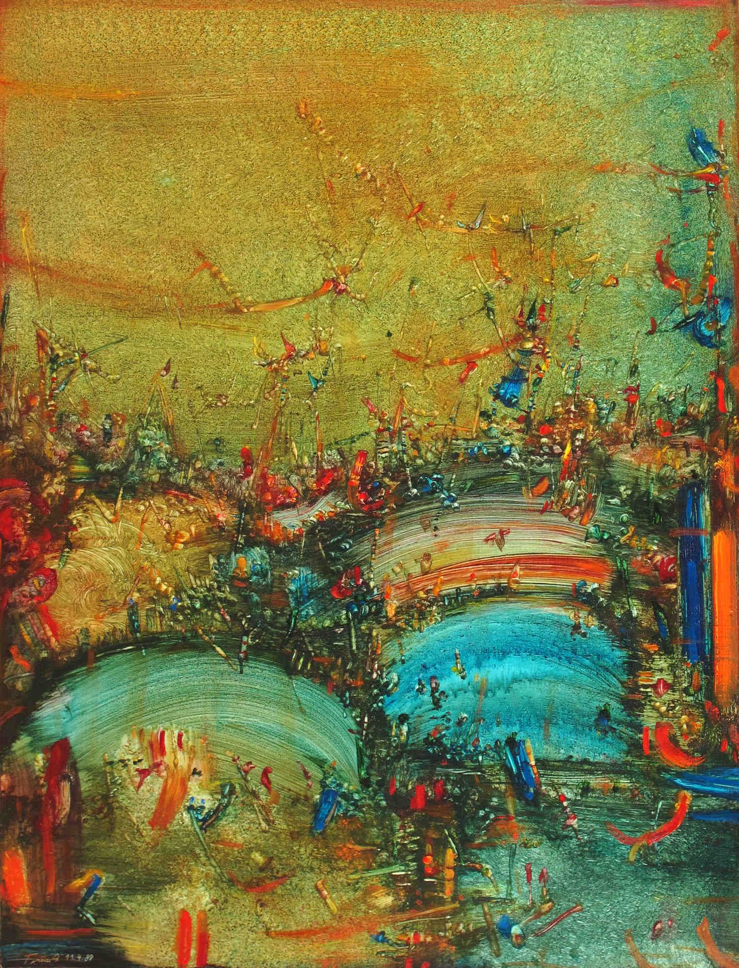 Erwin Trum - 11/04/1988 - Toile - 89x116 cm Erwin-Trum