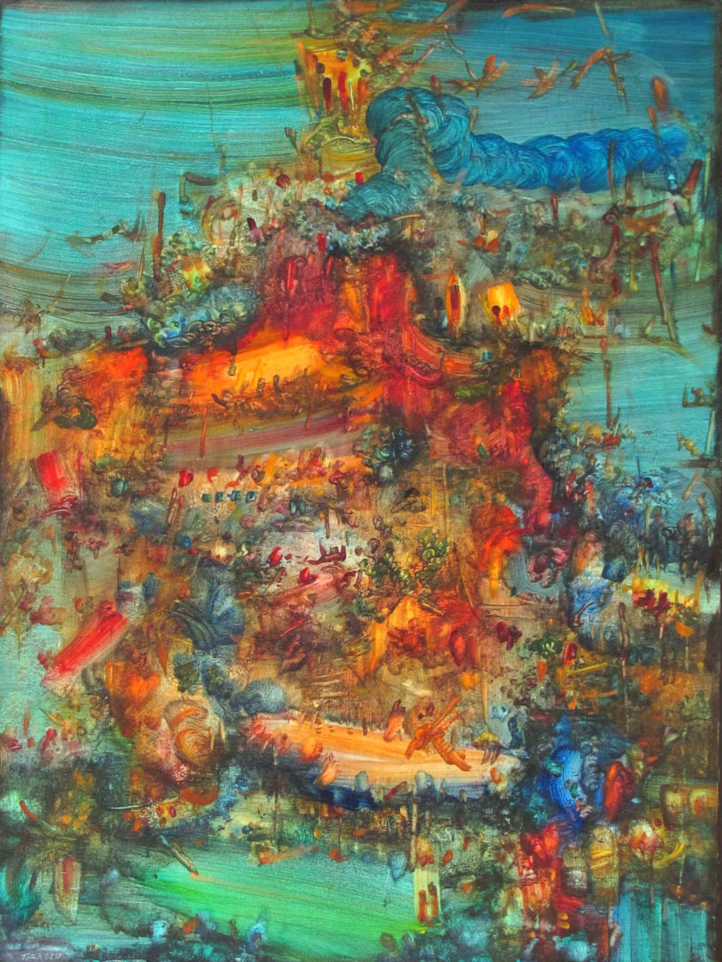 Erwin Trum - 08/08/1987 - Toile - 97x130 cm