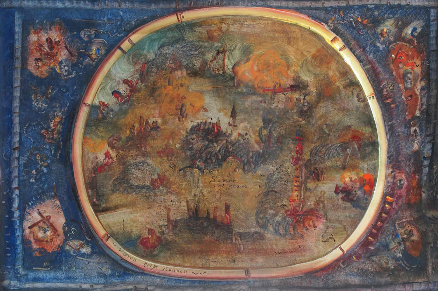 Erwin Trum - 16/11/1990 - Savoir c'est croire - Papier - 120x80 cm Erwin Trum - 16/11/1990 - Savoir c'est croire - Papier - 120x80 cm