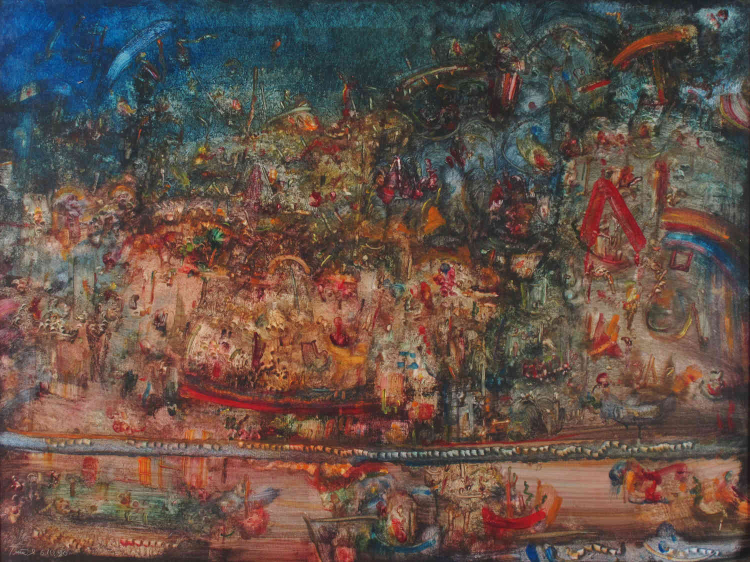 Erwin Trum - 06/10/1990 - Toile - 130x97 cm