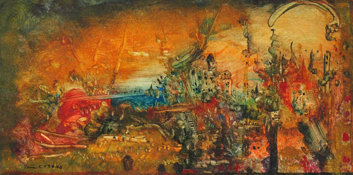 Erwin Trum - 29/06/1988 - Bois - 46x23 cm