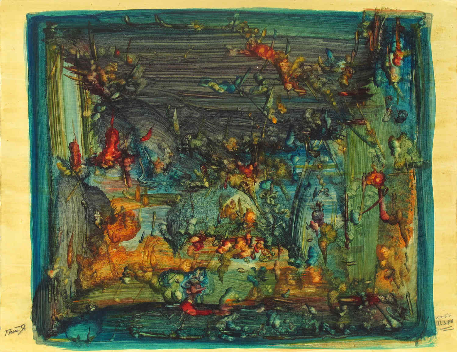 Erwin Trum - 11/03/1986 - Papier - 66x51 cm