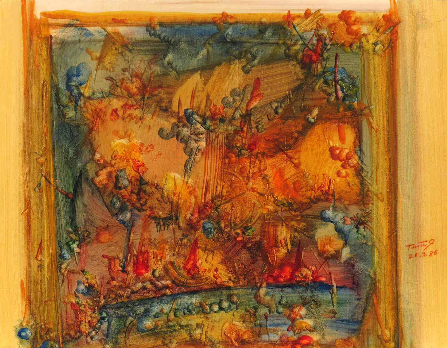 Erwin Trum - 26/03/1986 - Papier - 66x51 cm