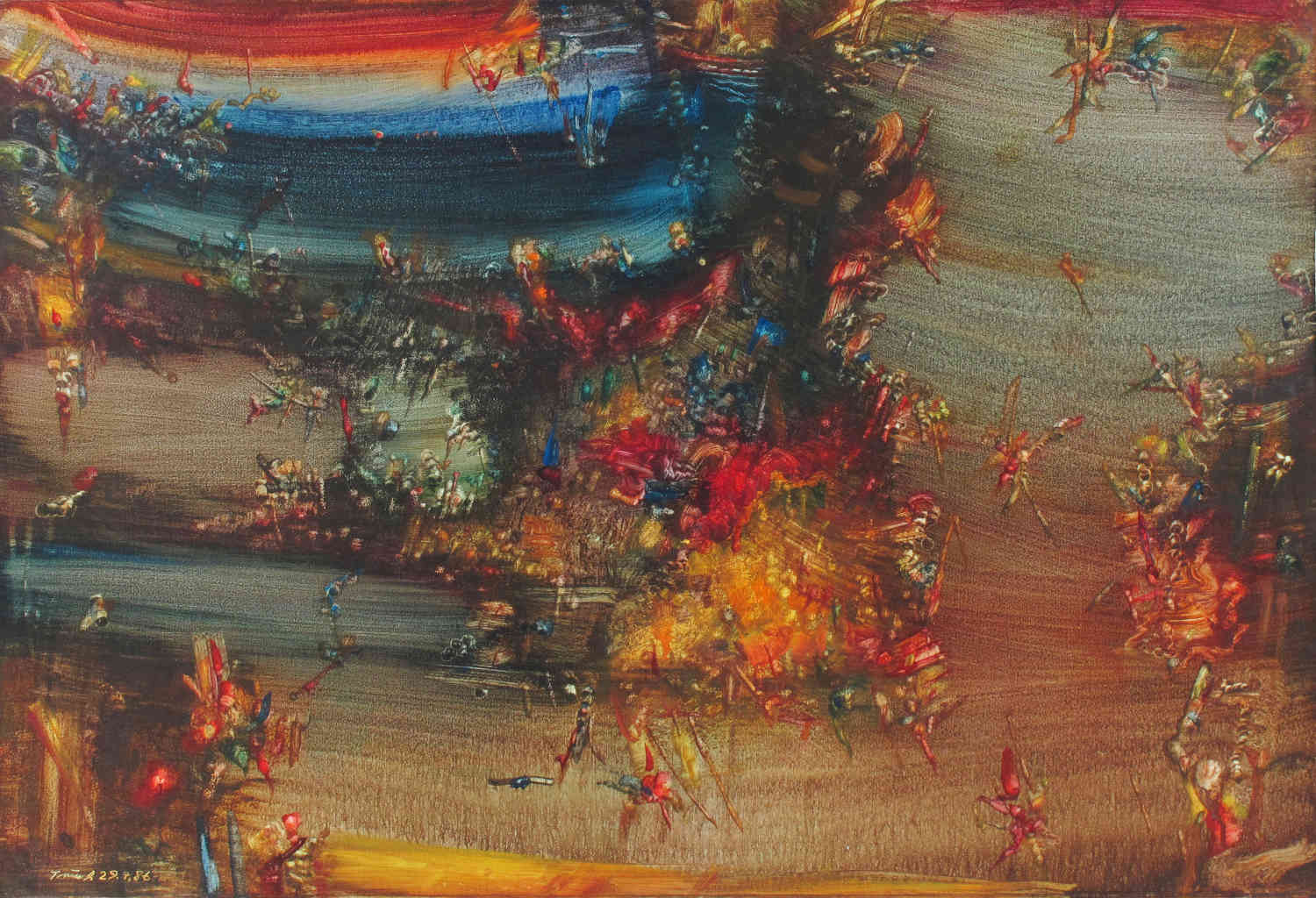 Erwin Trum - 29/07/1986 - Toile - 121x80 cm