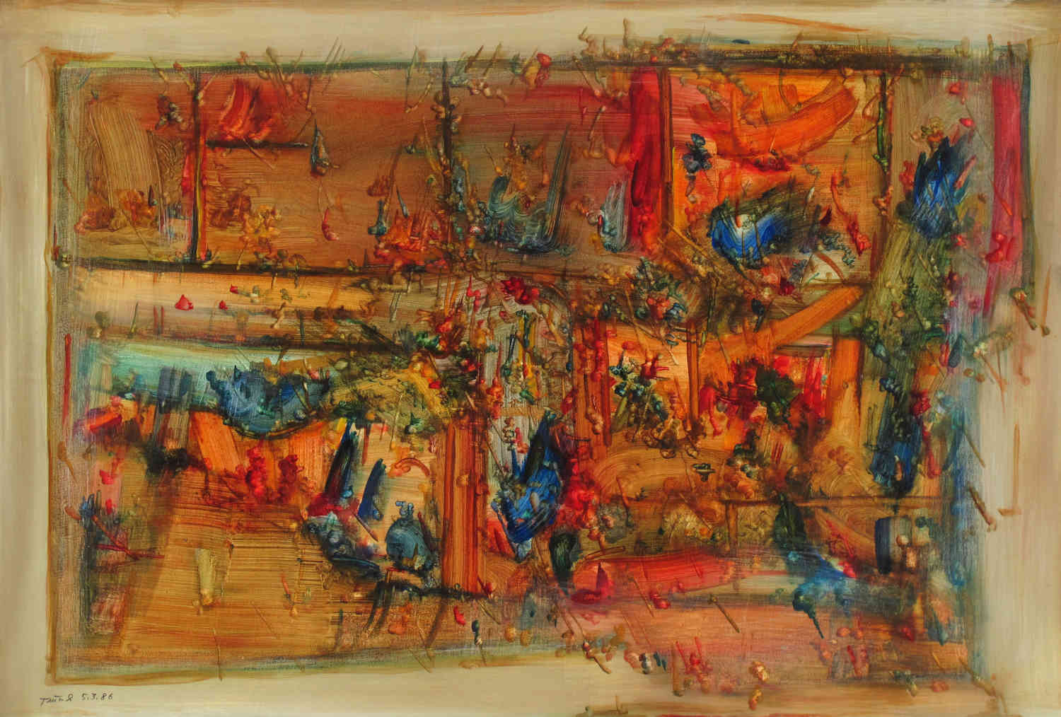 Erwin Trum - 05/03/1986 - Papier - 120x80 cm