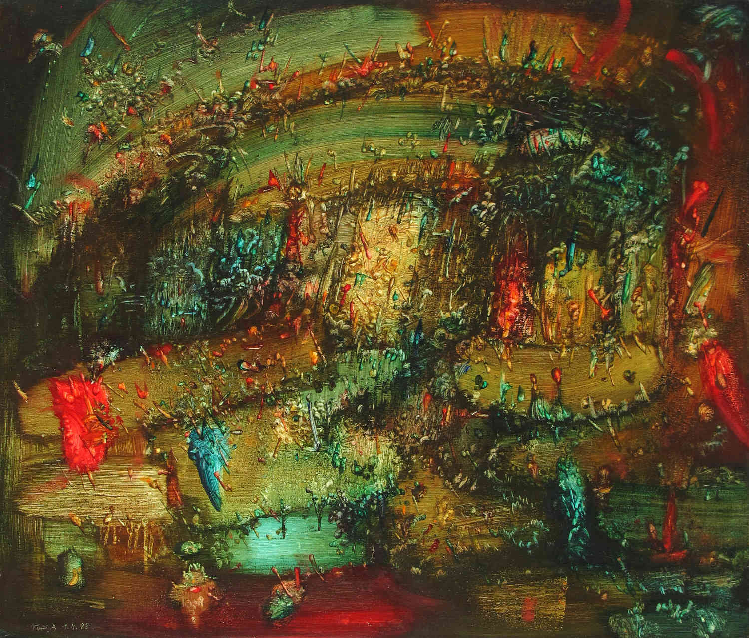 Erwin Trum - 01/04/1985 - Bois - 130x110 cm