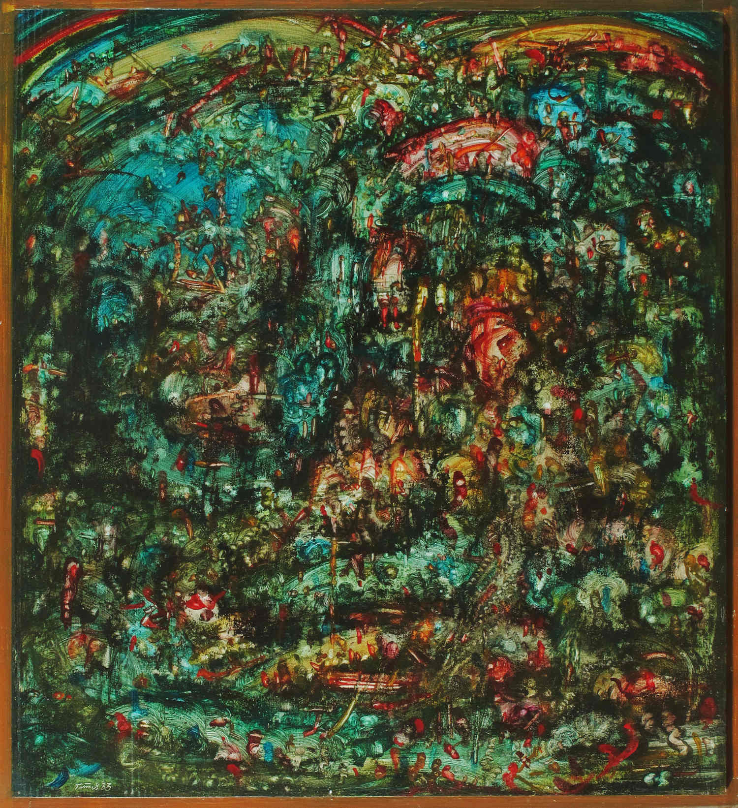 Erwin Trum - 1983 - Bois - 95x105 cm