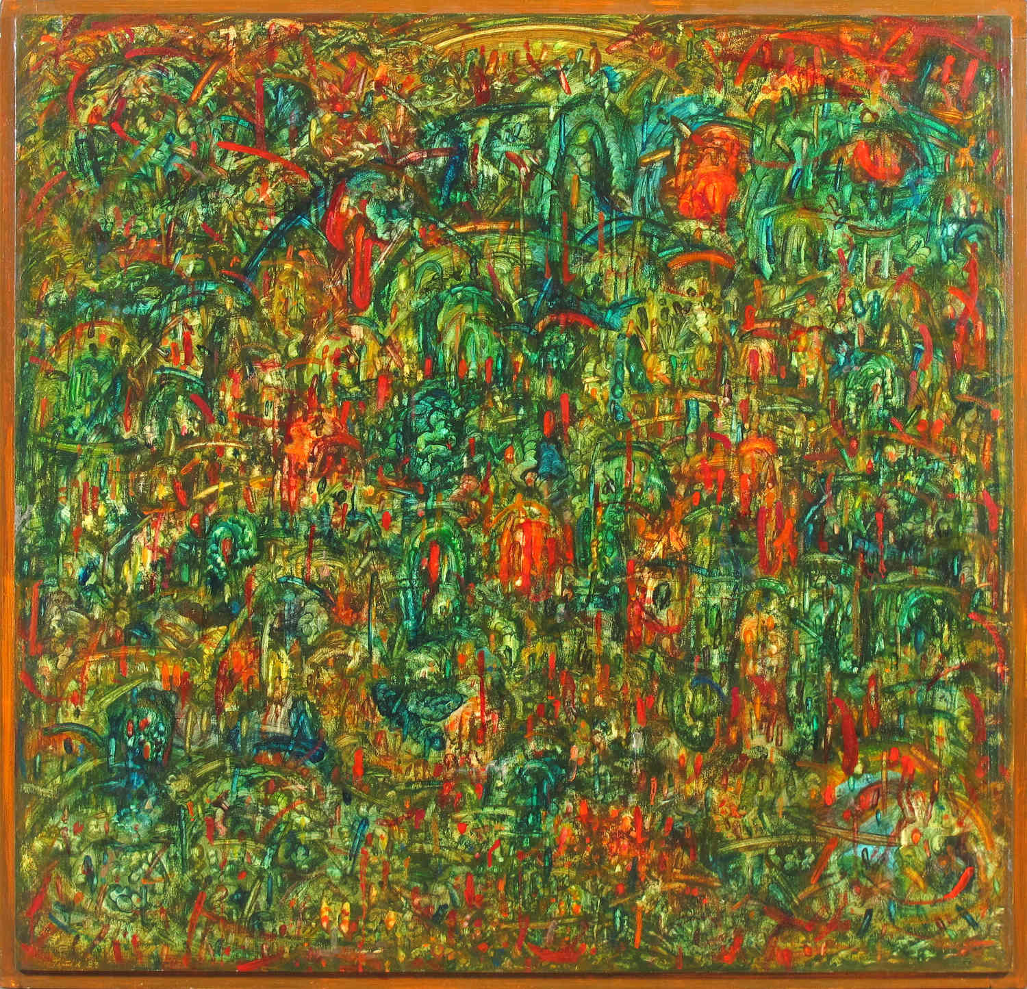 Erwin Trum - 1983 - Bois - 130x125 cm