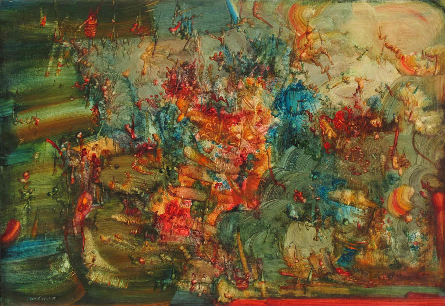 Erwin Trum - 27/11/1985 - Papier - 120x80 cm
