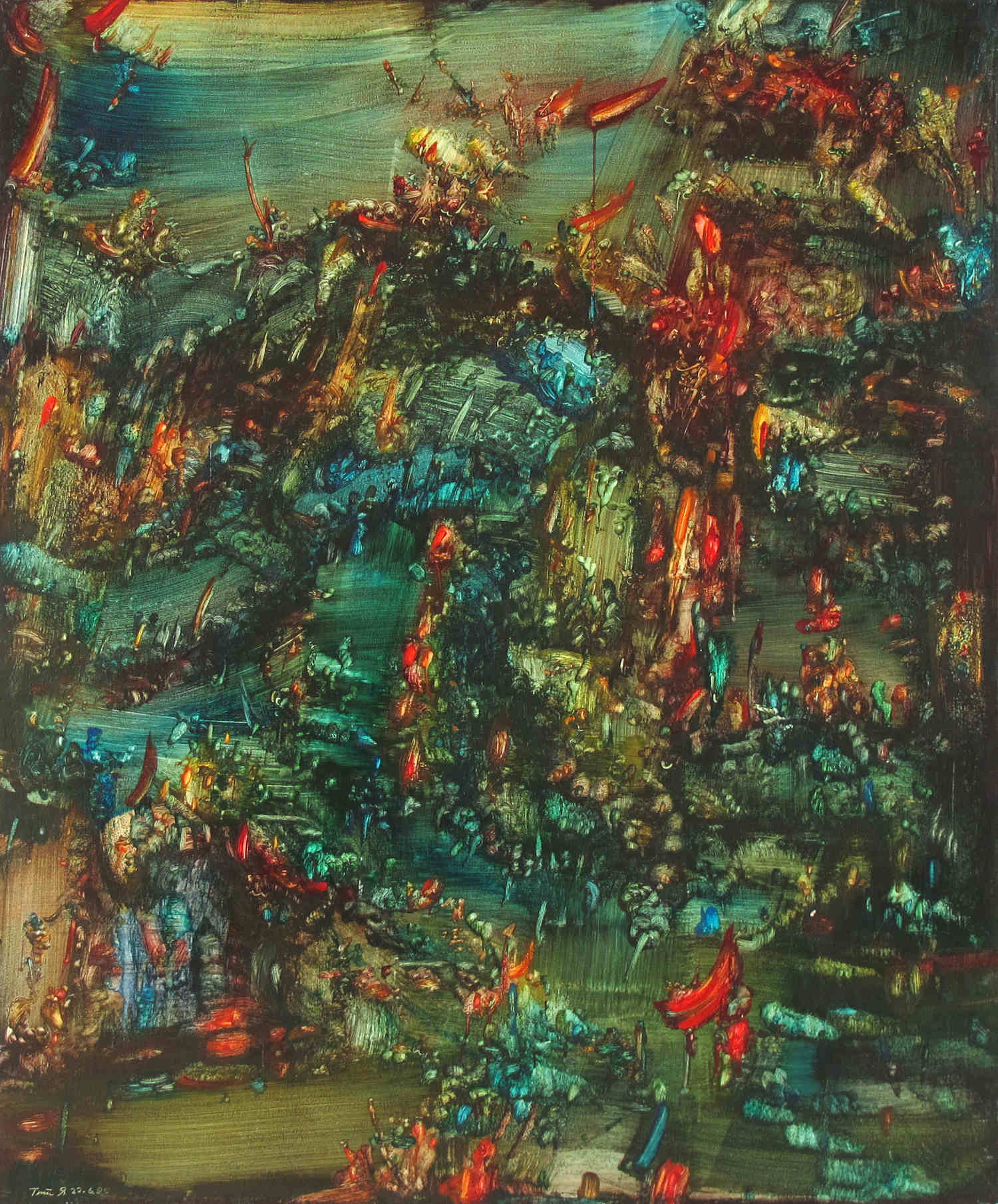 Erwin Trum - 22/06/1985 - Bois - 121x145 cm