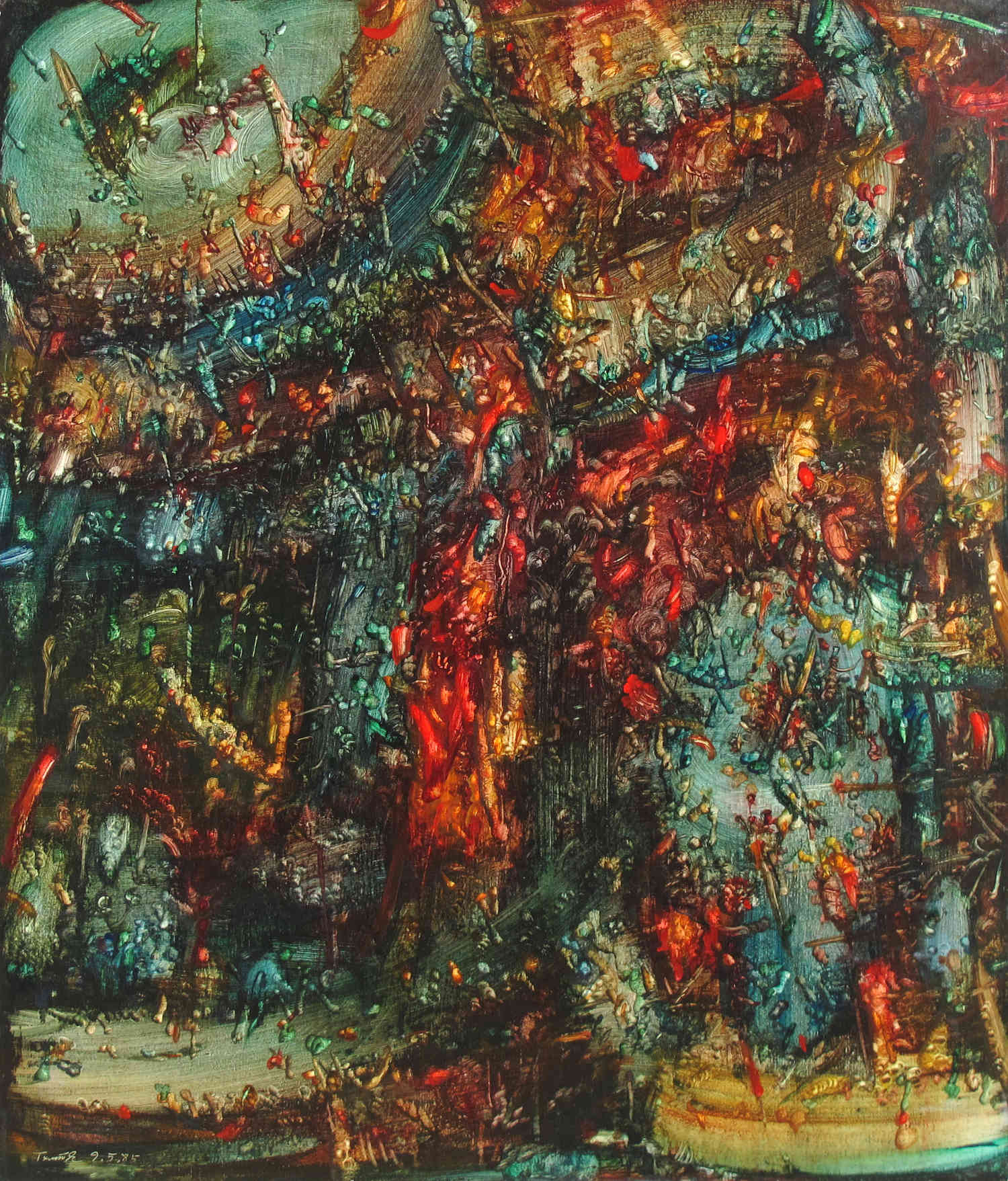 Erwin Trum - 09/05/1985 - Bois - 110x130 cm