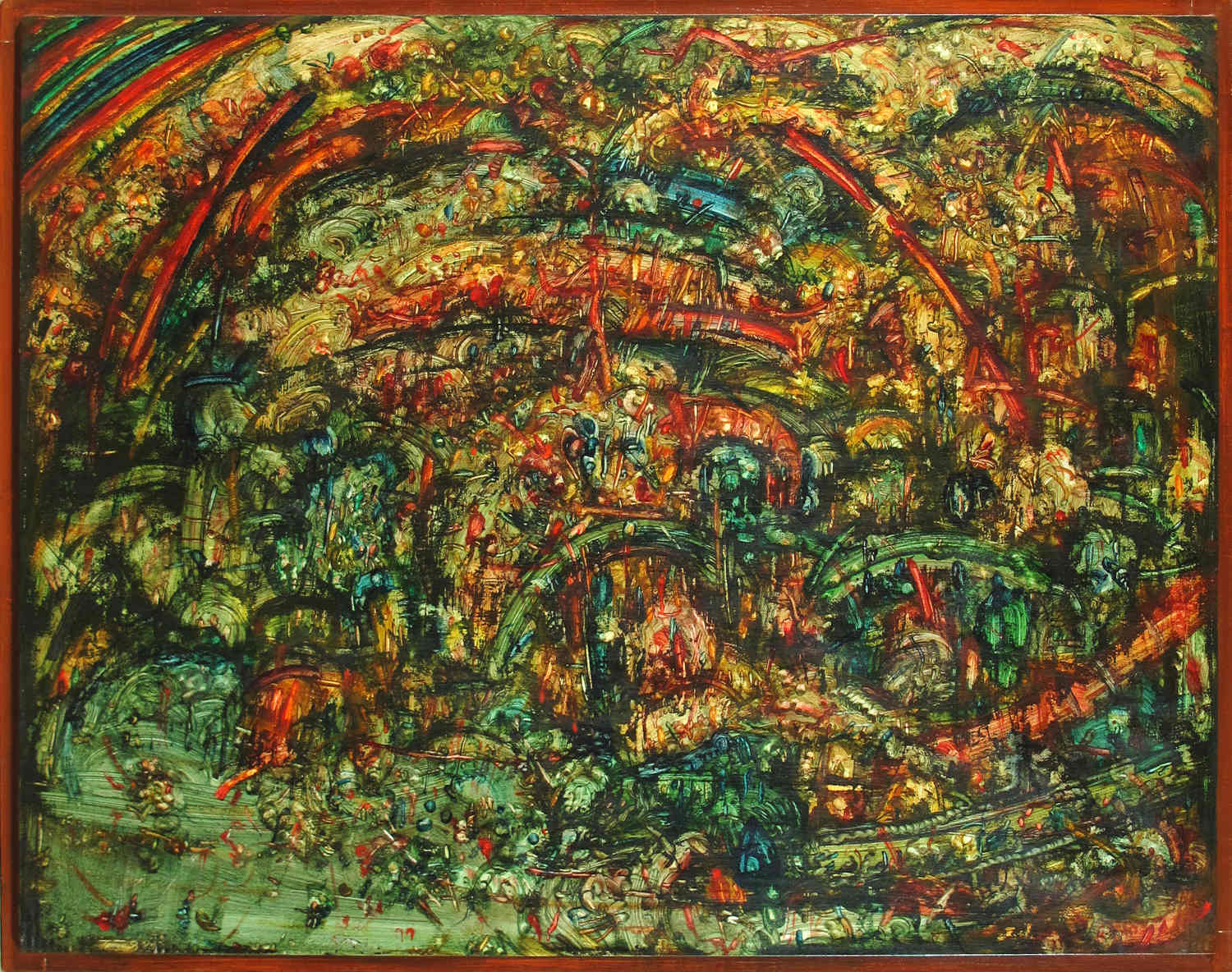 Erwin Trum - 1983 - Bois - 140x110 cm