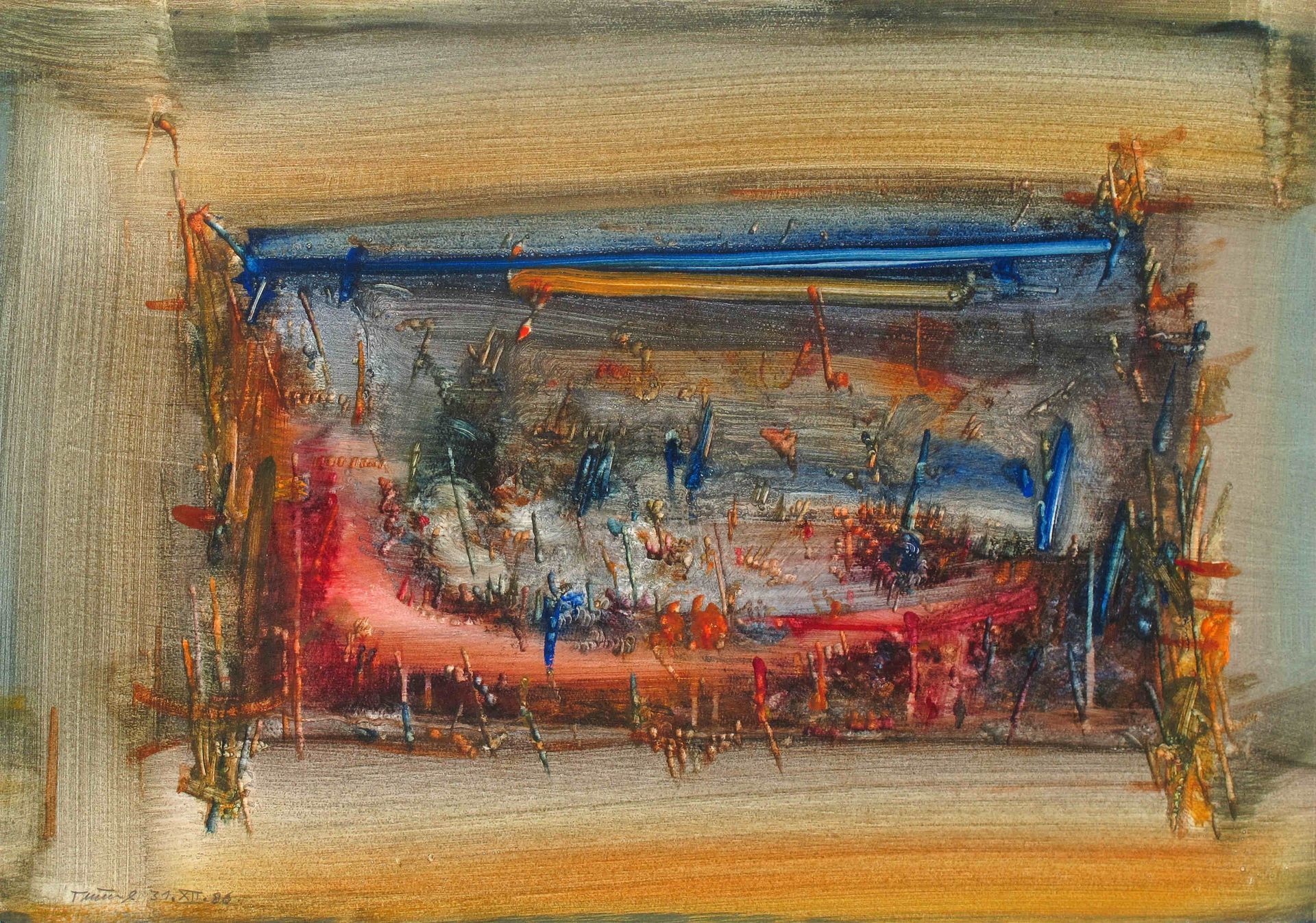 Erwin Trum - 31/12/1986 - Papier - 80x56 cm