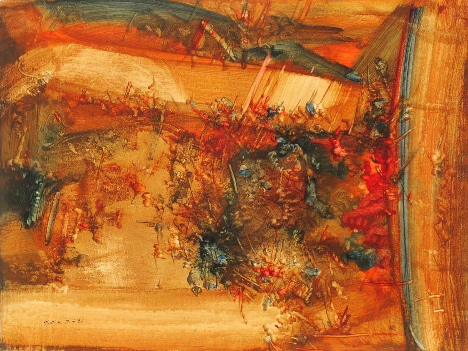 Erwin Trum - 07/11/1986 - Papier - 51x35 cm