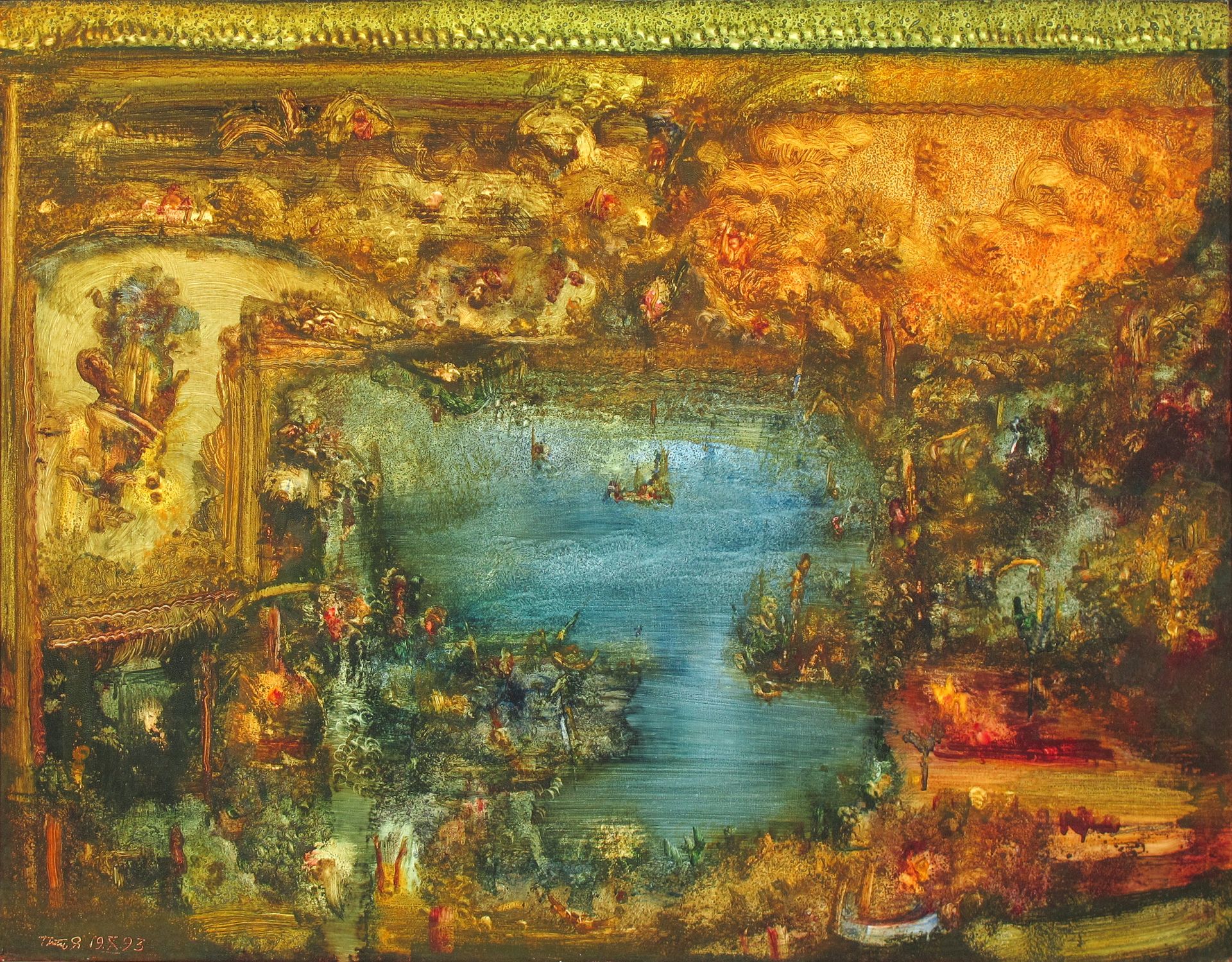 Erwin Trum - 19/10/1993 - Toile - 116x89 cm Erwin Trum - 19/10/1993 - Toile - 116x89 cm