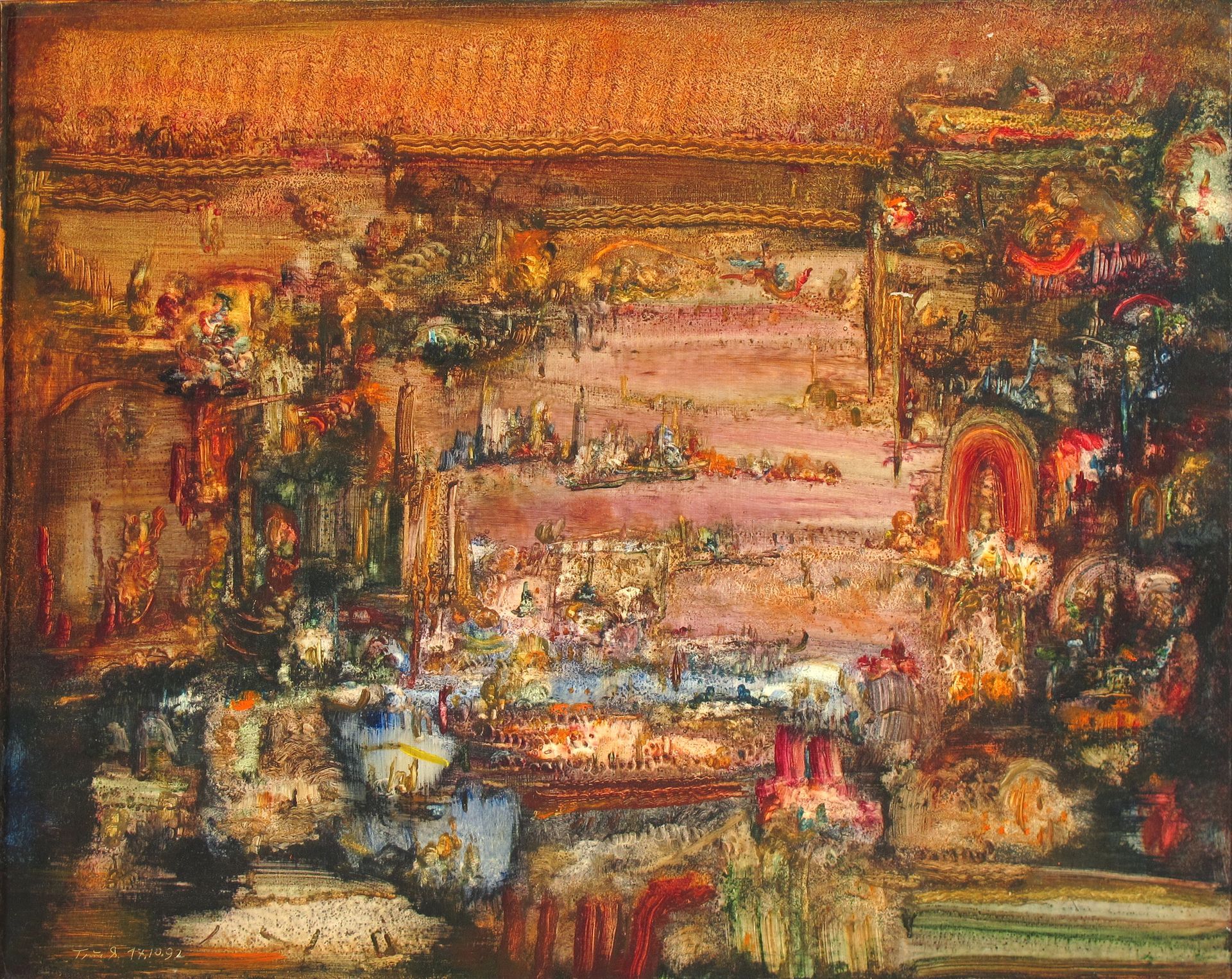 Erwin Trum - 17/10/1992 - Toile - 92x74 cm Erwin Trum - 17/10/1992 - Toile - 92x74 cm