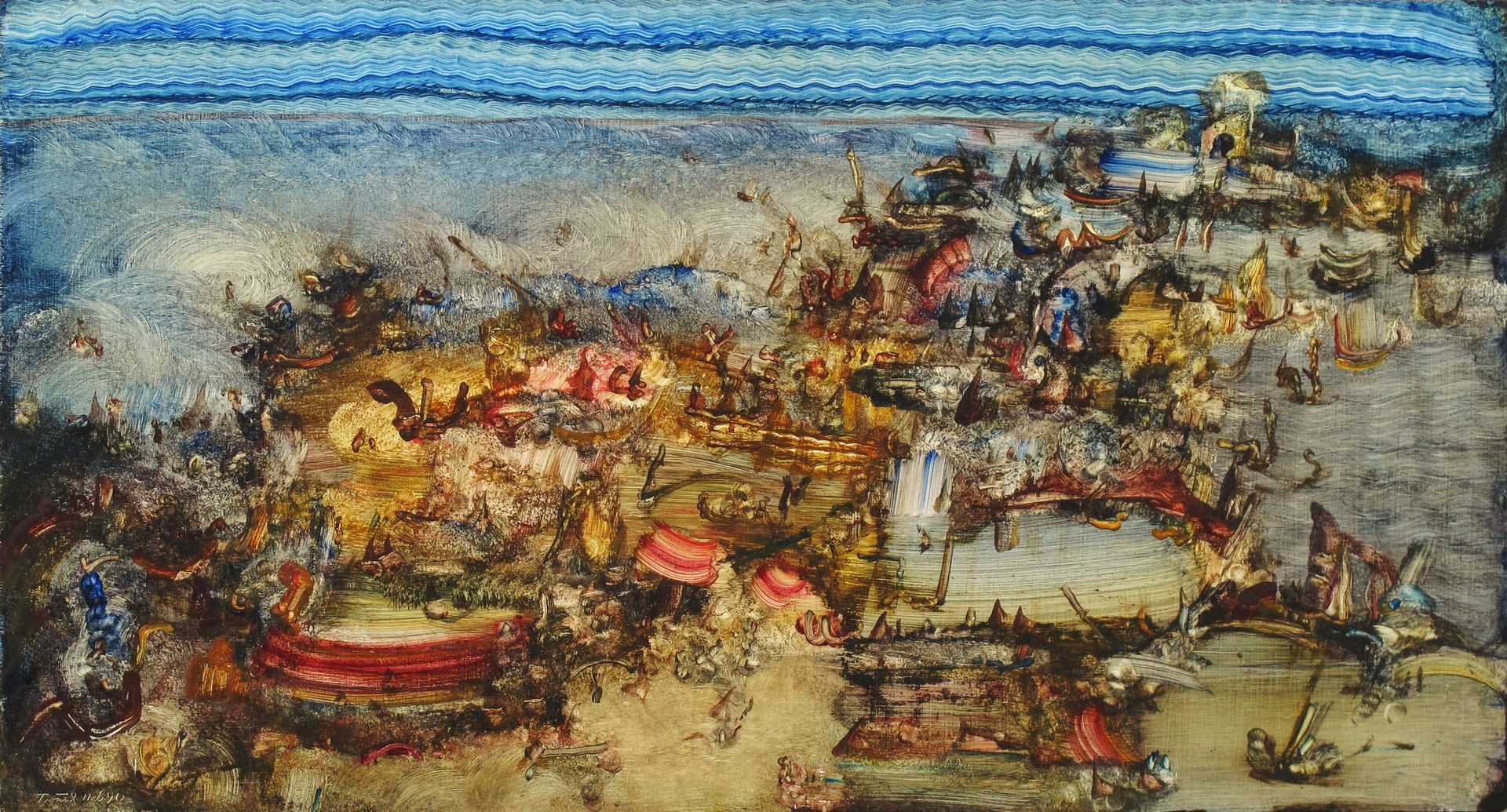 Erwin Trum - 11/06/1990 - Bois - 97x52 cm