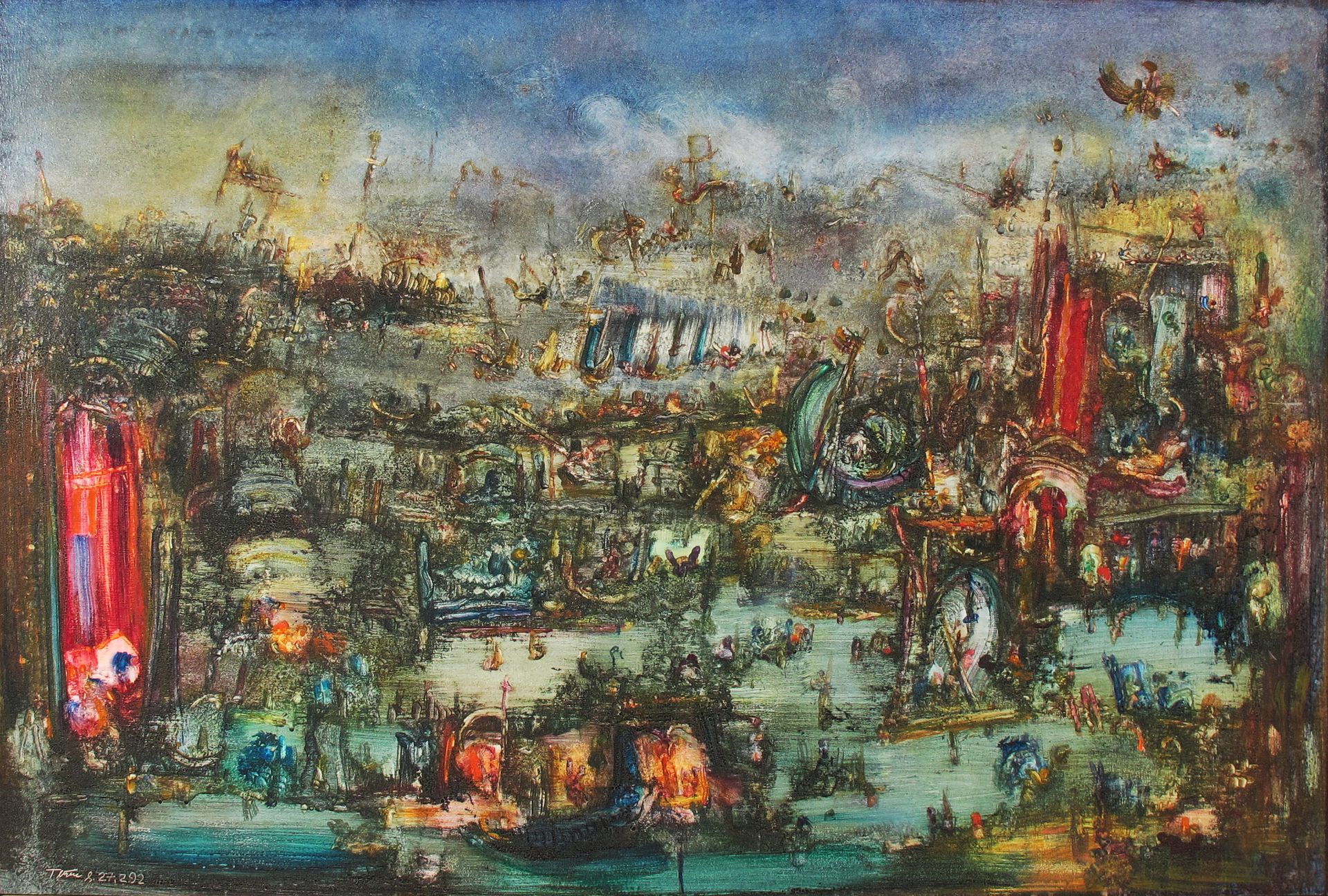 Erwin Trum - 27/02/1992 - Toile - 120x80 cm Erwin Trum - 27/02/1992 - Toile - 120x80 cm