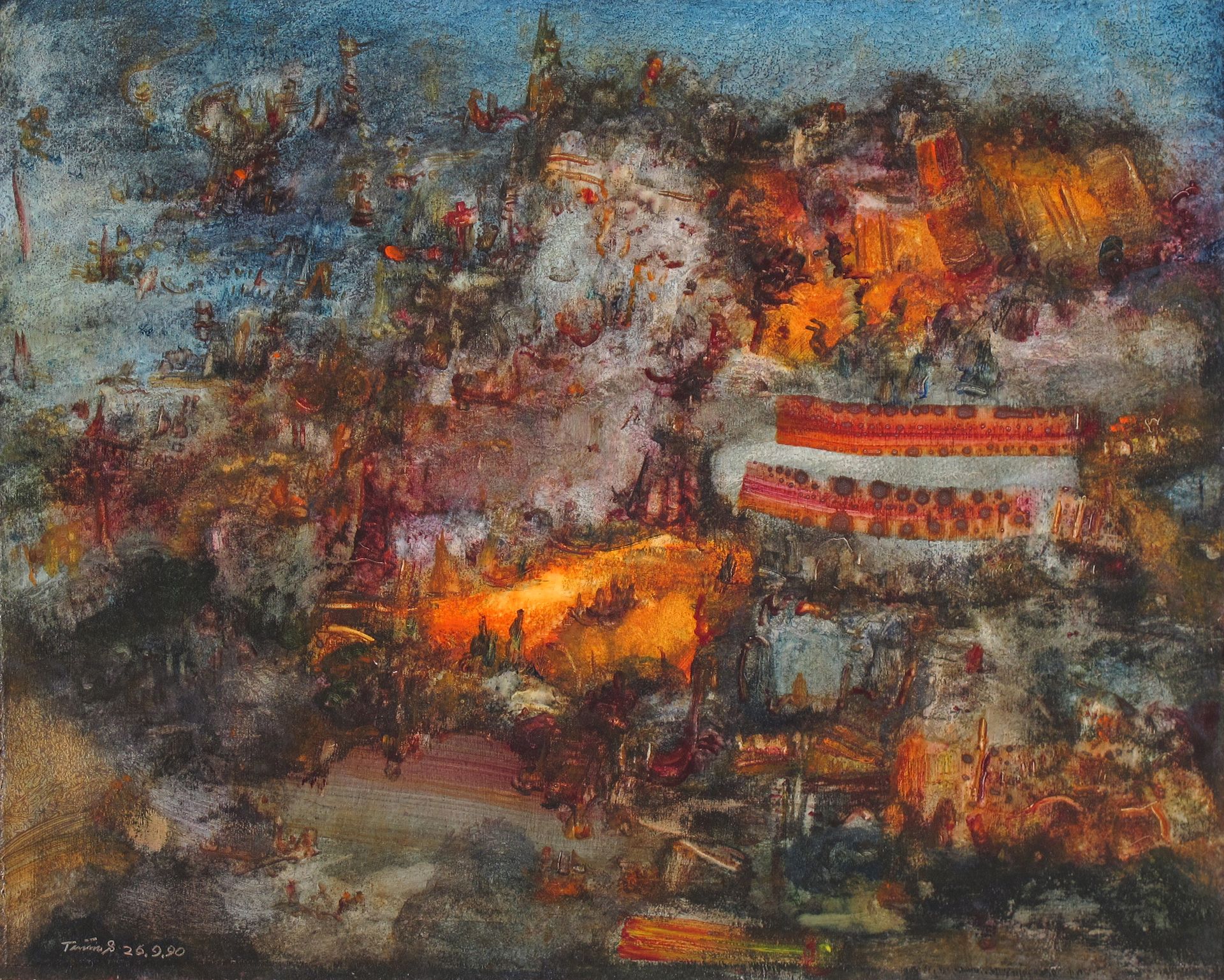 Erwin Trum - 26/09/1990 - Bois - 70x55 cm
