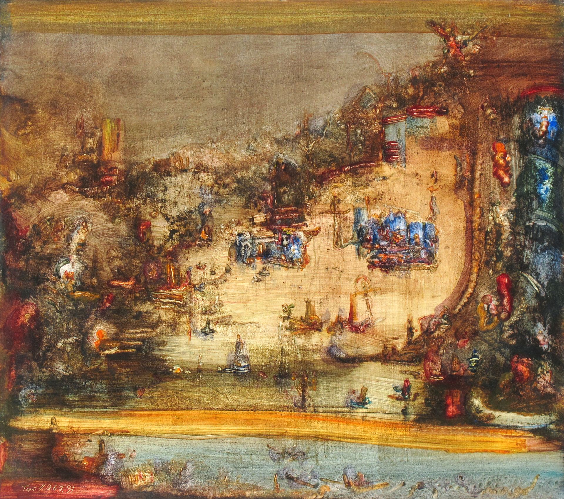 Erwin Trum - 26/07/1991 - Papier -91x80 cm
