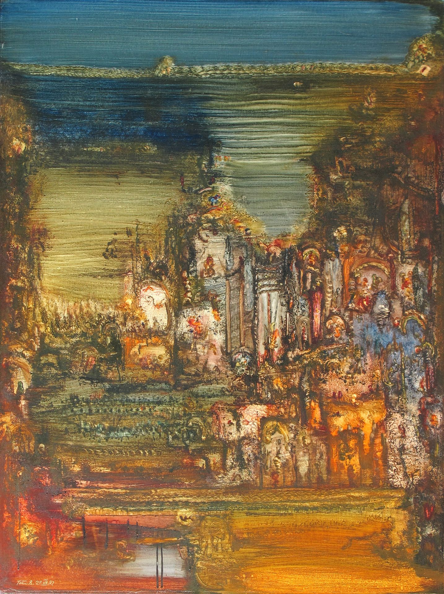 Erwin Trum - 27/12/1991 - Toile - 97x130 cm Erwin Trum - 27/12/1991 - Toile - 97x130 cm