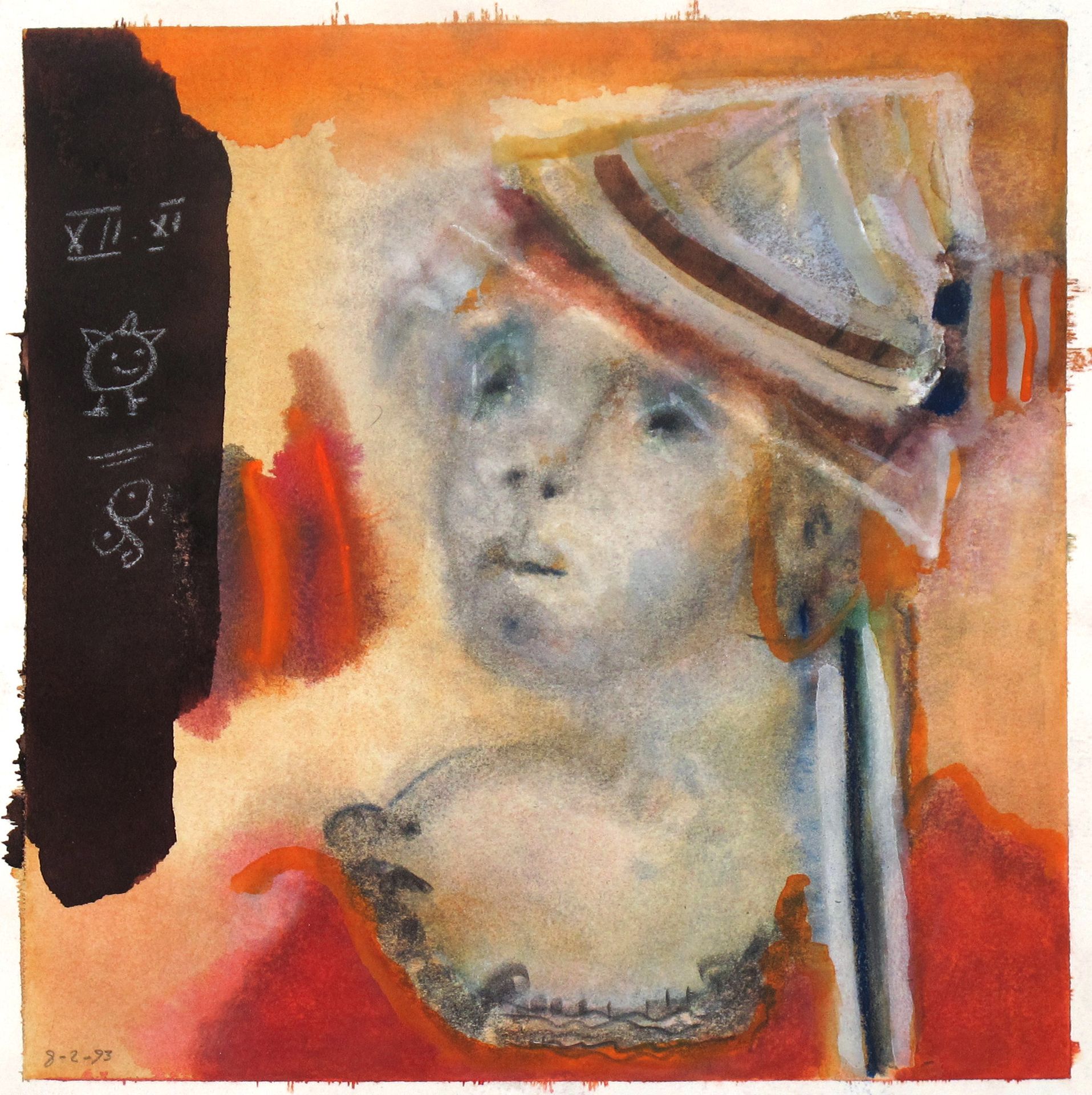 Erwin Trum - 08/02/1993 - Papier - 31x31 cm