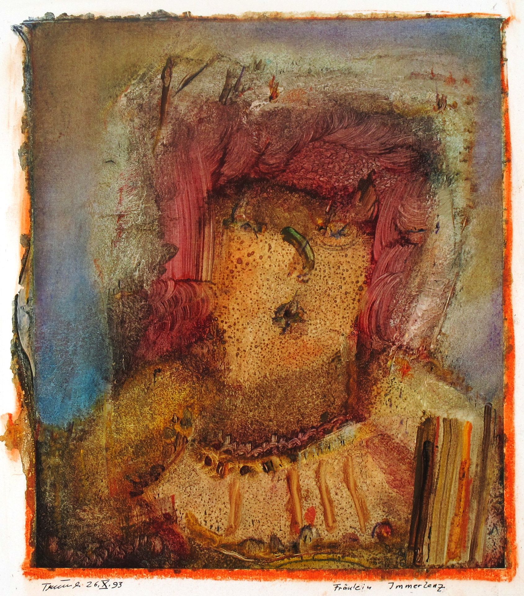 Erwin Trum - 26/10/1993 - Papier - 30x 34 cm