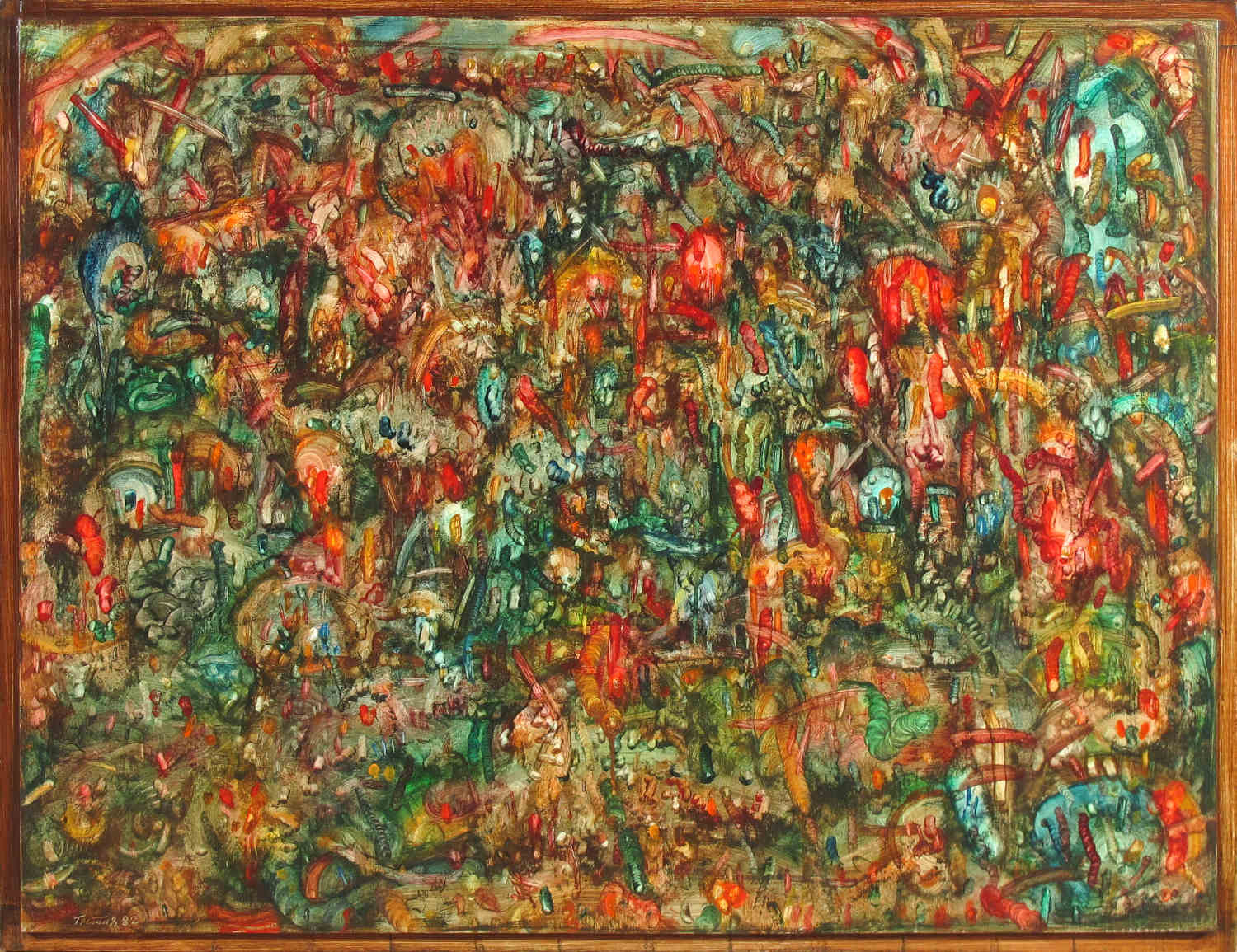 Erwin Trum - 1982 - Bois - 130x100 cm