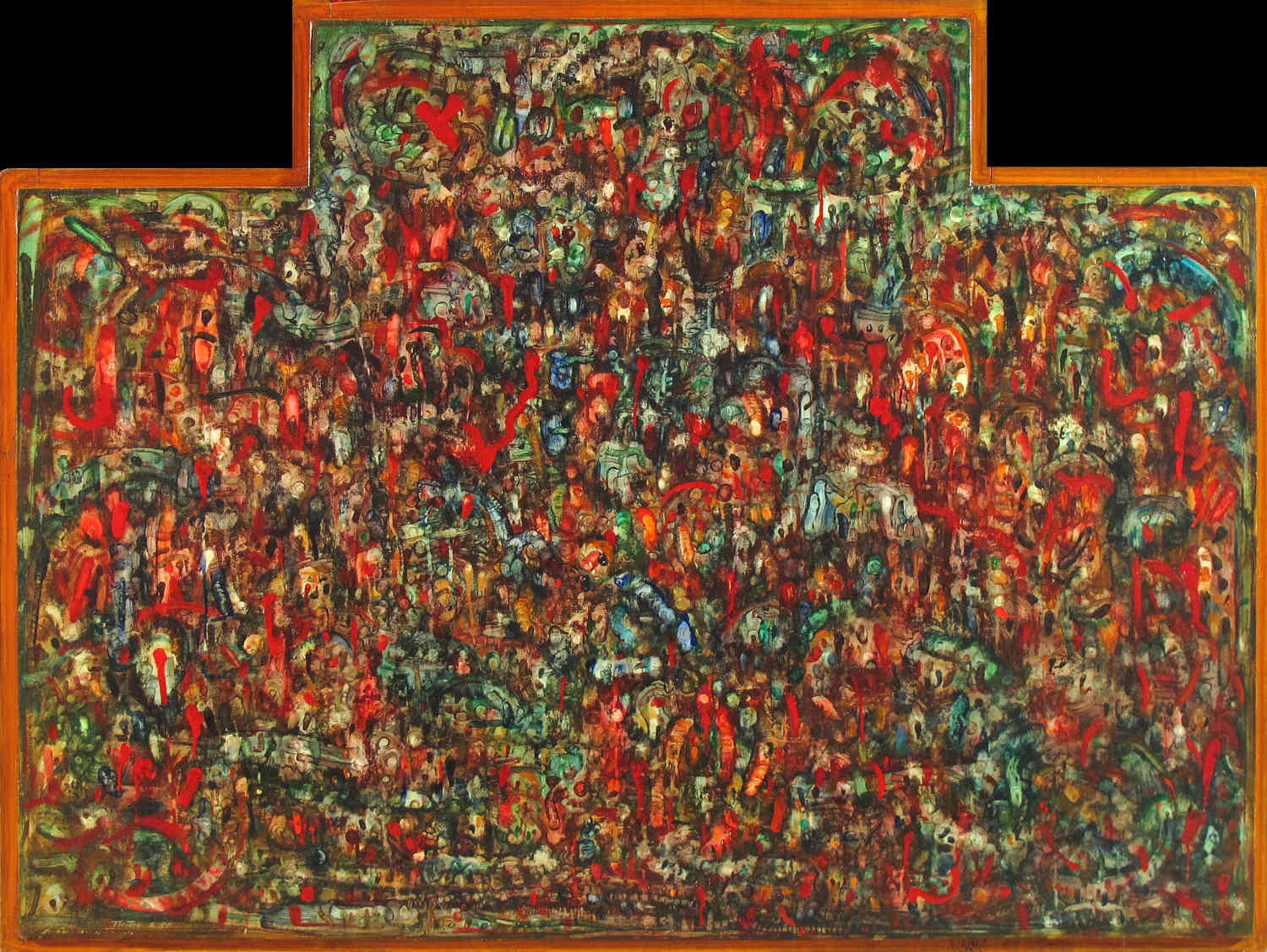 Erwin Trum - 1980 - Bois - 155x112 cm Erwin Trum - 1980 - Bois - 155x112 cm