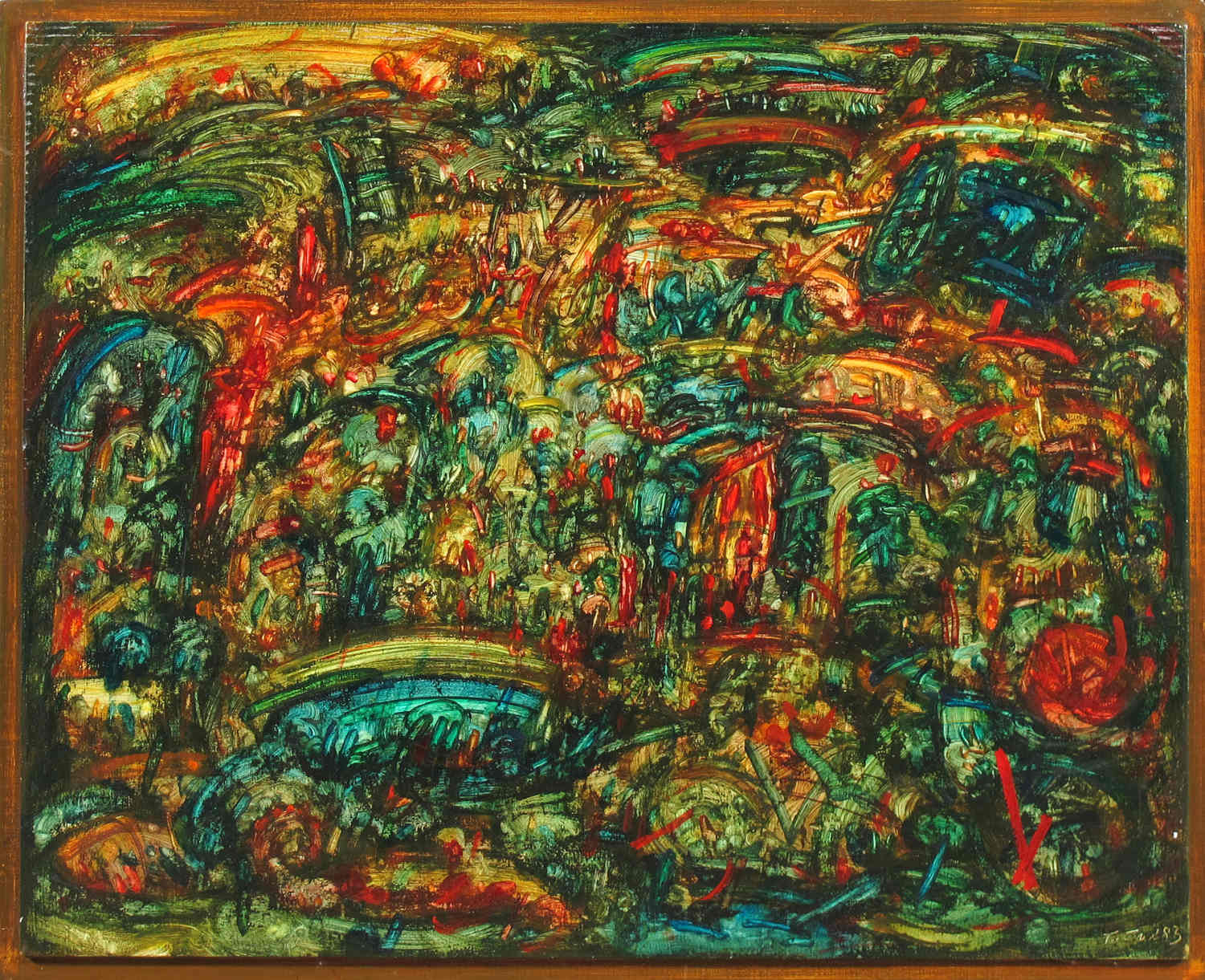 Erwin Trum - 1983 - Bois - 105x85 cm Erwin Trum - 1983 - Bois - 105x85 cm