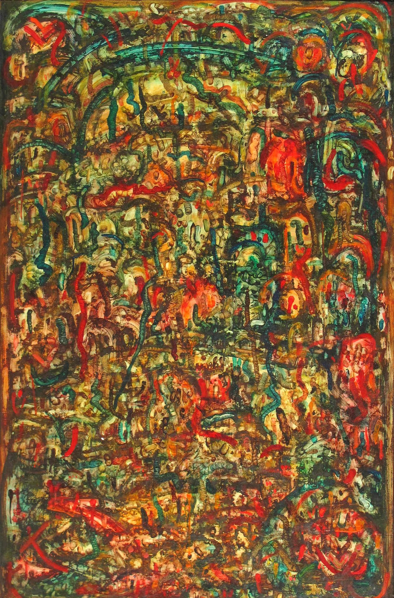 Erwin Trum - 1981 - Bois - 93x143 cm Erwin Trum - 1981 - Bois - 93x143 cm