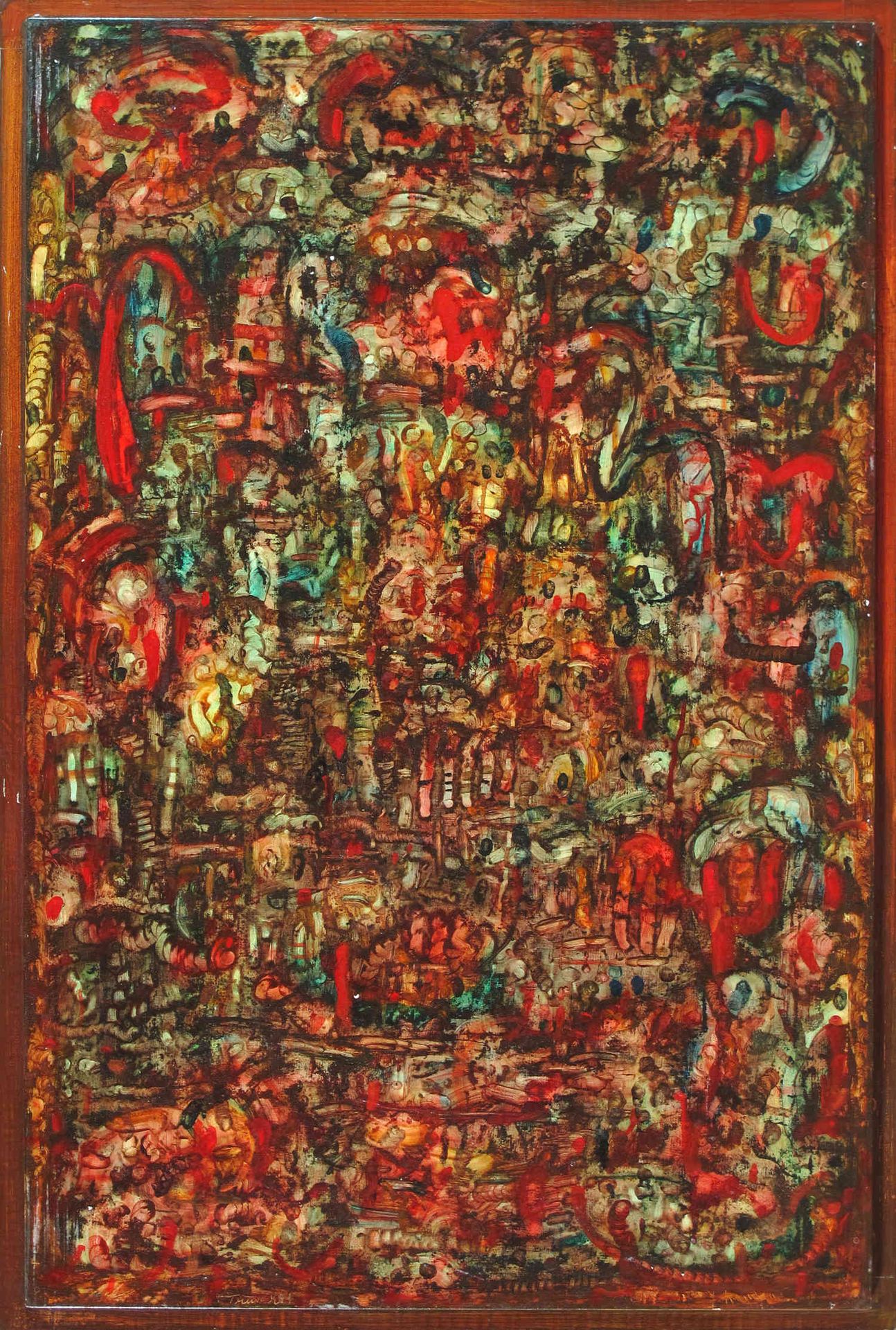 Erwin Trum - 1981 - Bois - 77x115 cm Erwin Trum - 1981 - Bois - 77x115 cm