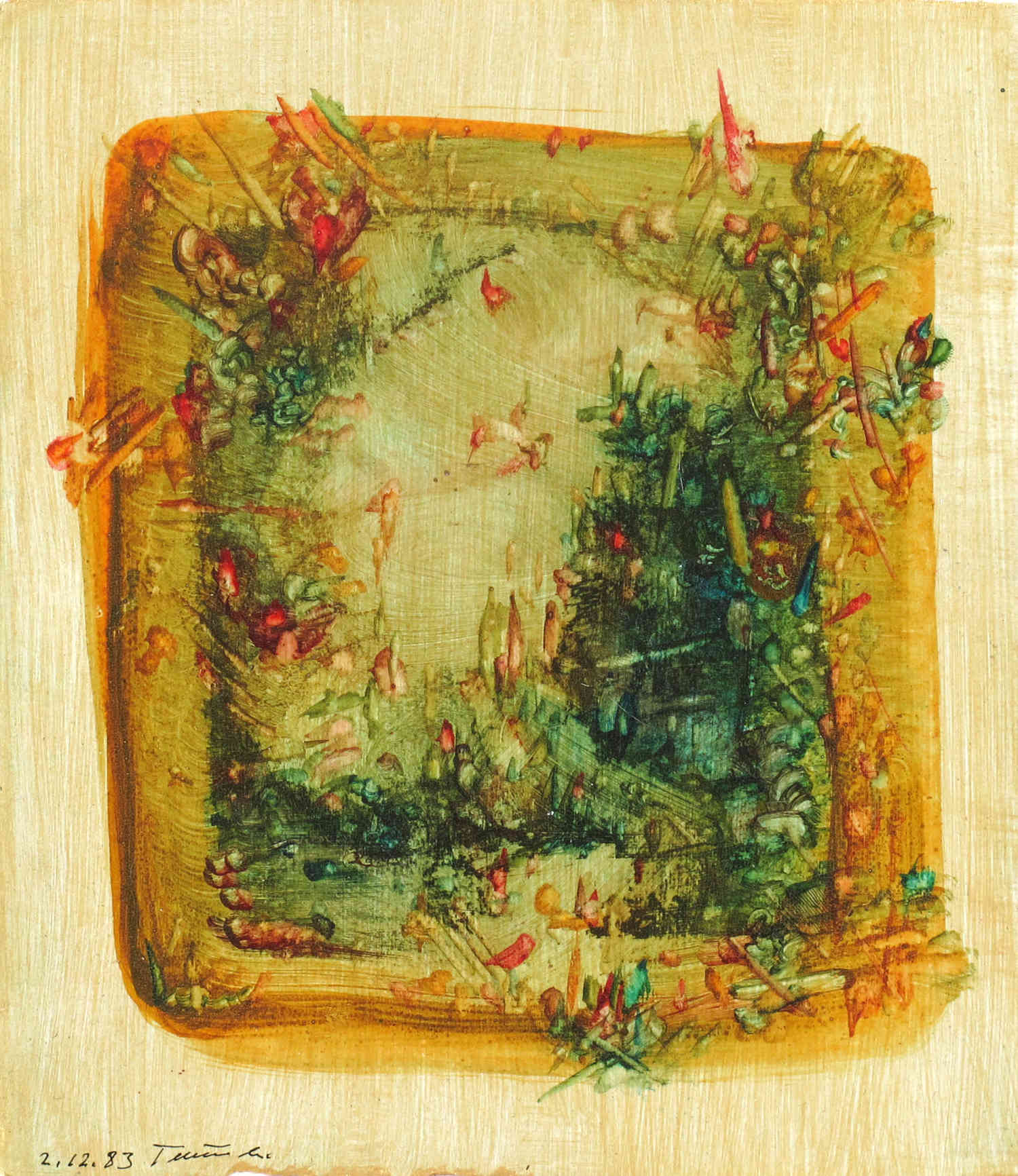 Erwin Trum - 02/12/1983 - Papier - 22x25 cm