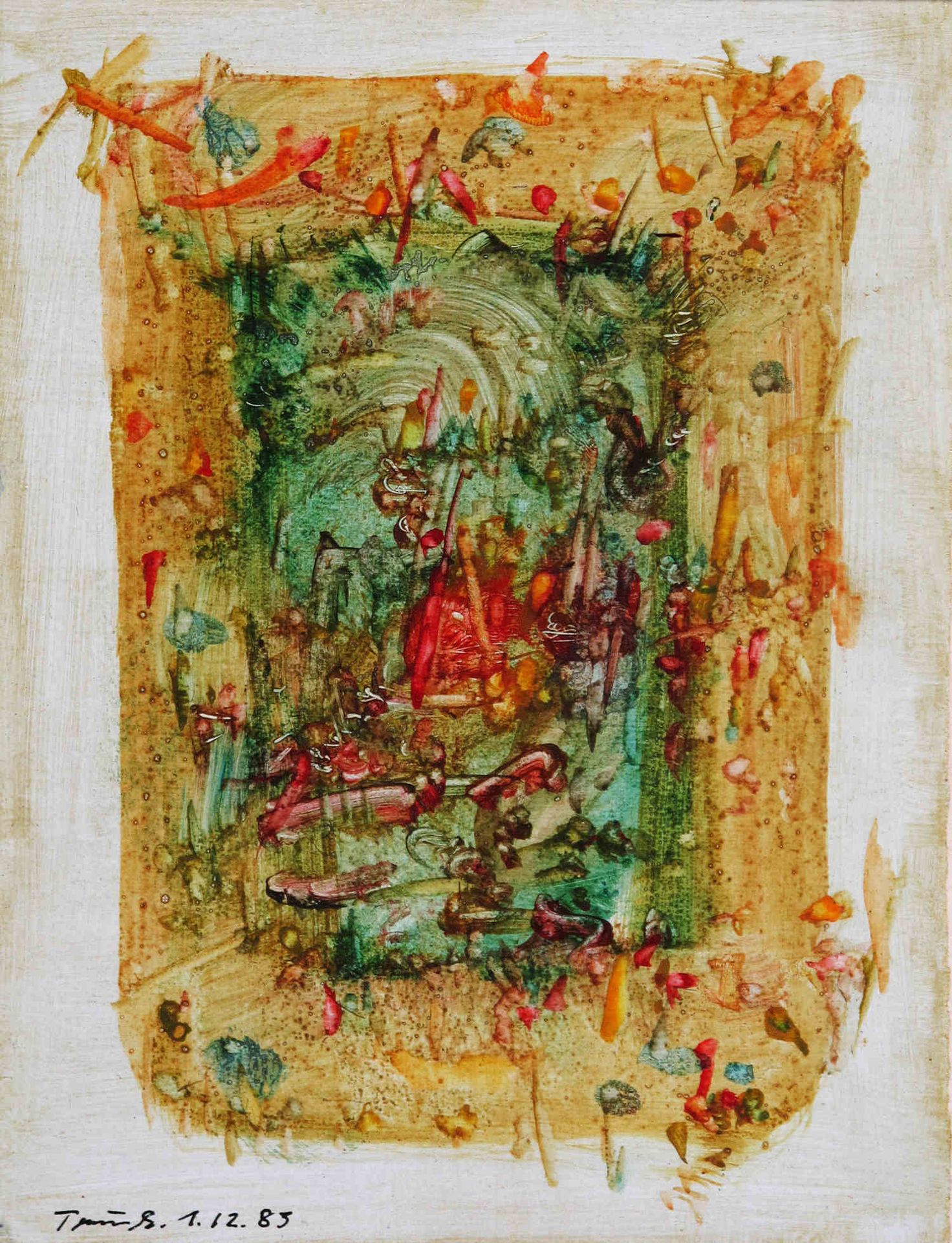 Erwin Trum - 01/12/1983 - Papier - 18x24 cm