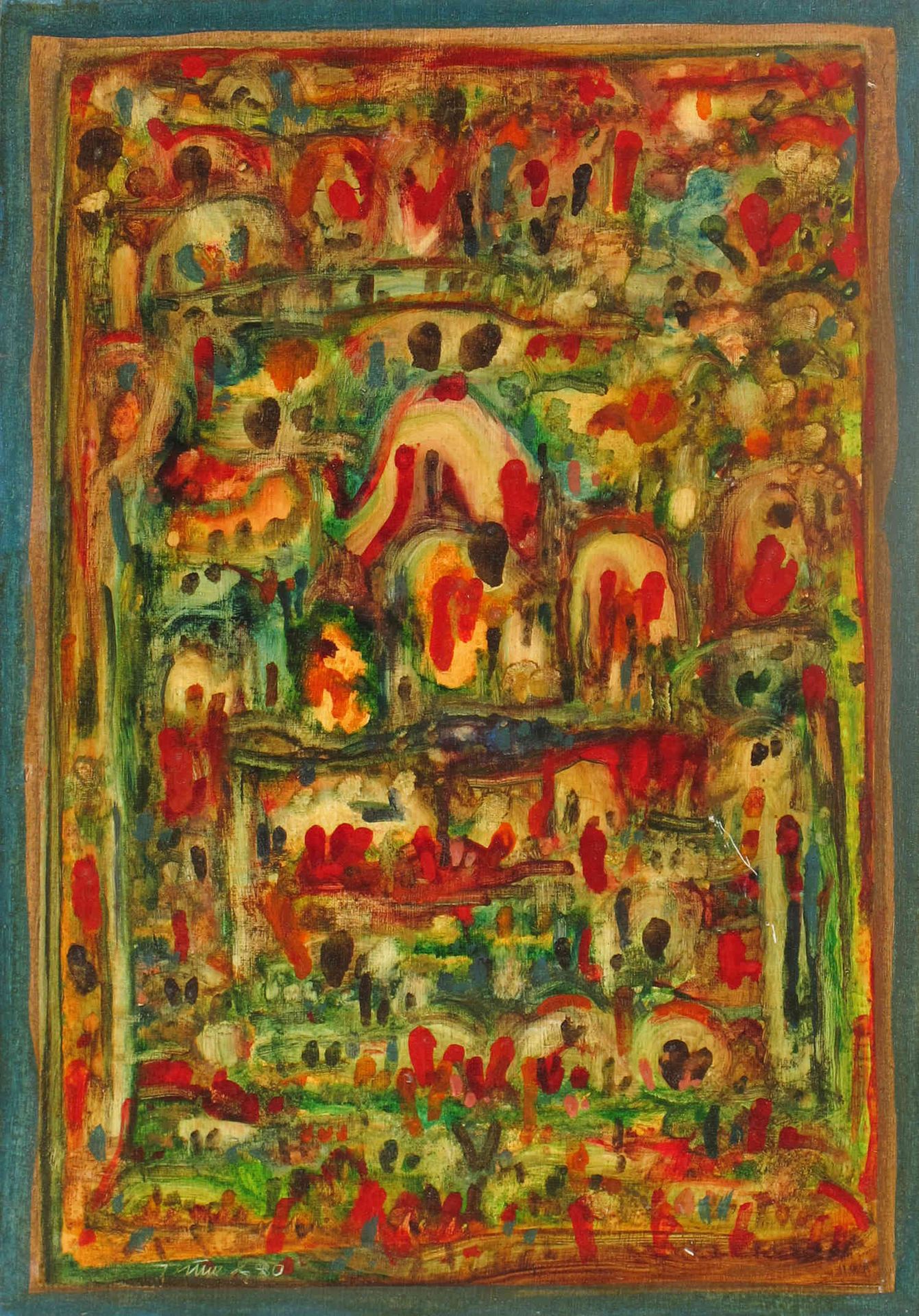 Erwin Trum - 1980 - Bois - 35x50 cm Erwin Trum - 1980 - Bois - 35x50 cm