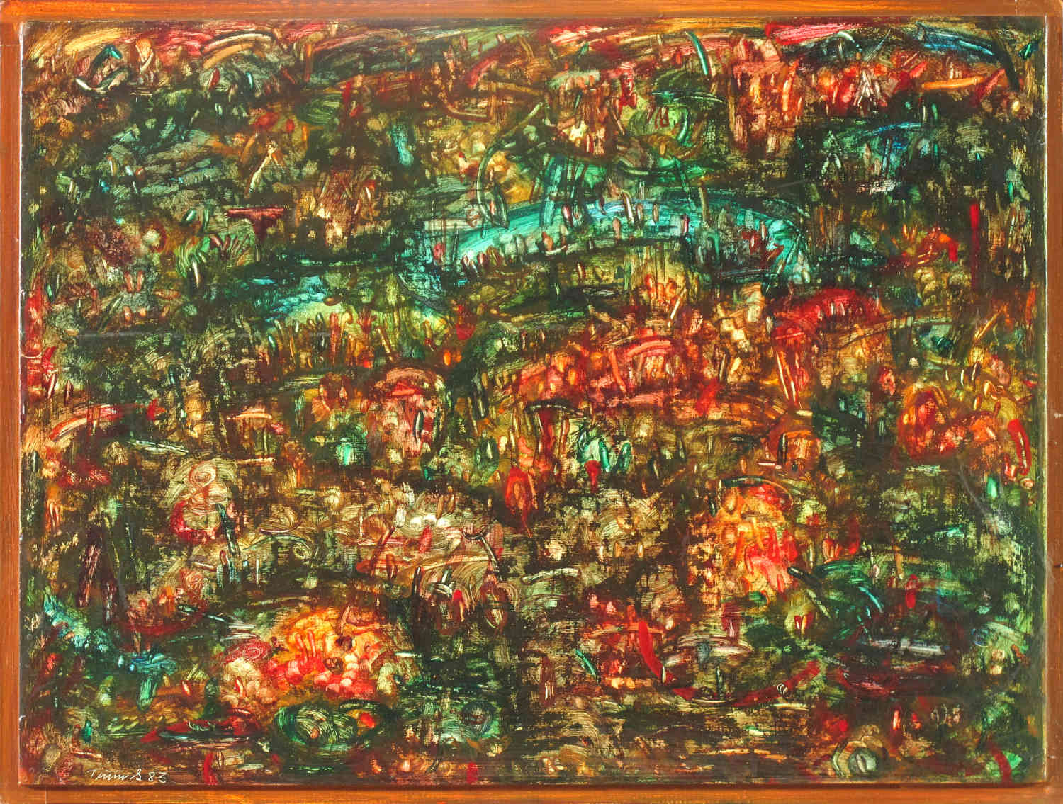 Erwin Trum - 1983 - Bois - 84x64 cm Erwin Trum - 1983 - Bois - 84x64 cm