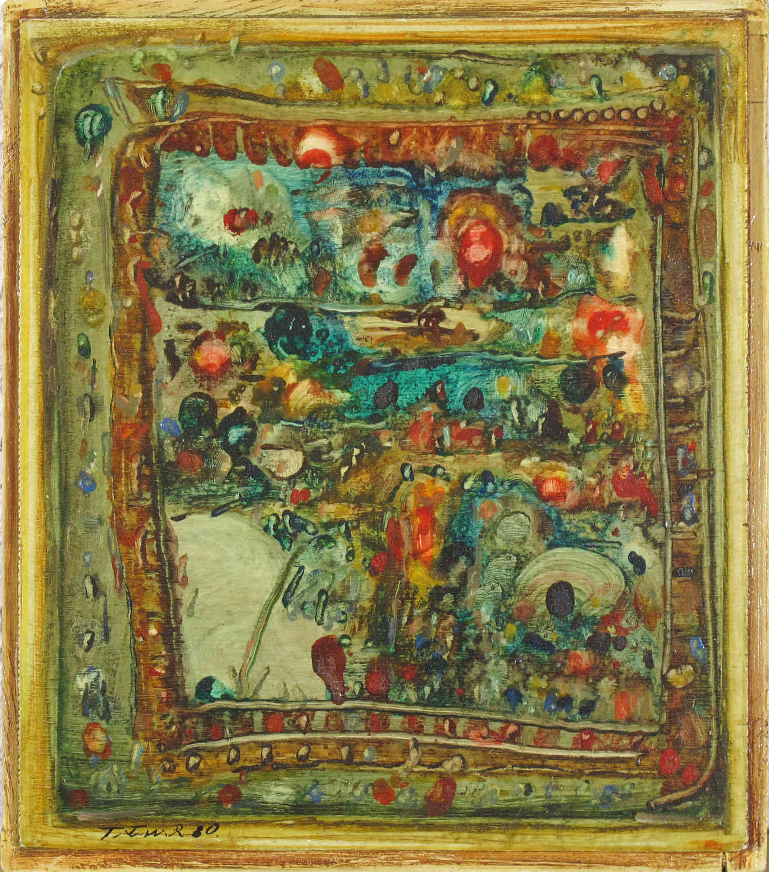 Erwin Trum - 1980 - Bois - 30x35 cm Erwin Trum - 1980 - Bois - 30x35 cm