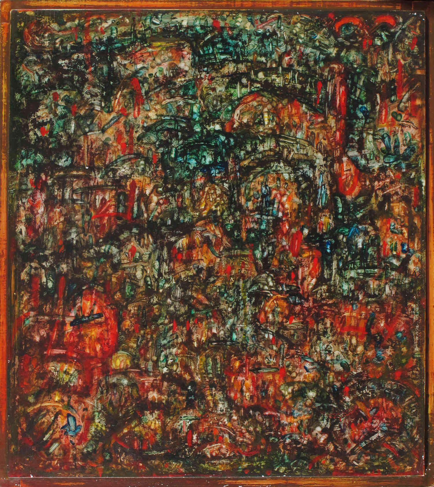 Erwin Trum - 1982 - Bois - 90x100 cm Erwin Trum - 1982 - Bois - 90x100 cm